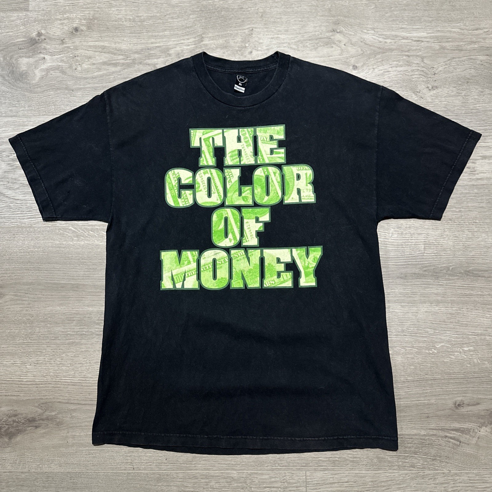 Rob Dyrdek Vintage Y2K Rogue Status The Color Of Money Black/Green Mens XL Tee