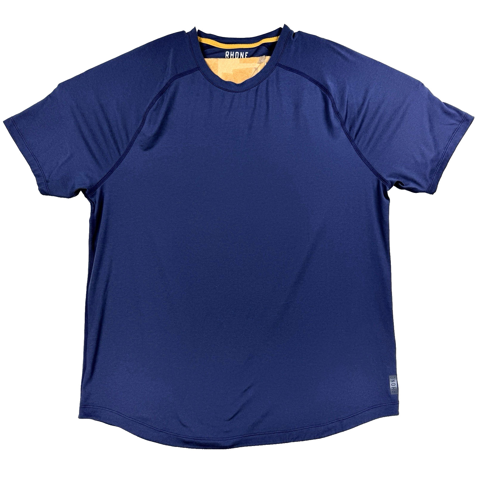 Mens Rhone Atmosphere Short Sleeve Training T Shirt Performance Navy Blue Sz XL