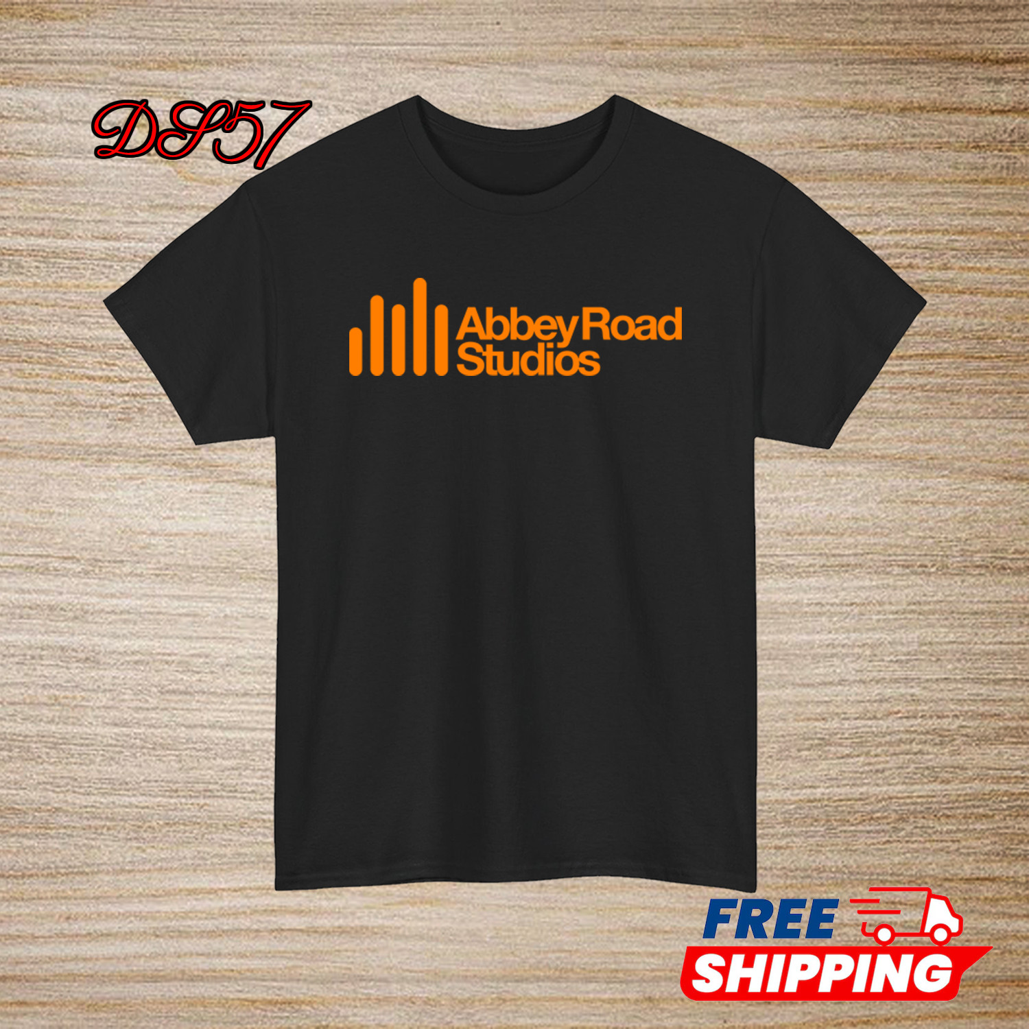 Abbey Road Studios Logo Black/Navy/White/Grey/Red/Light Blue Men’s T-Shirt S-5XL