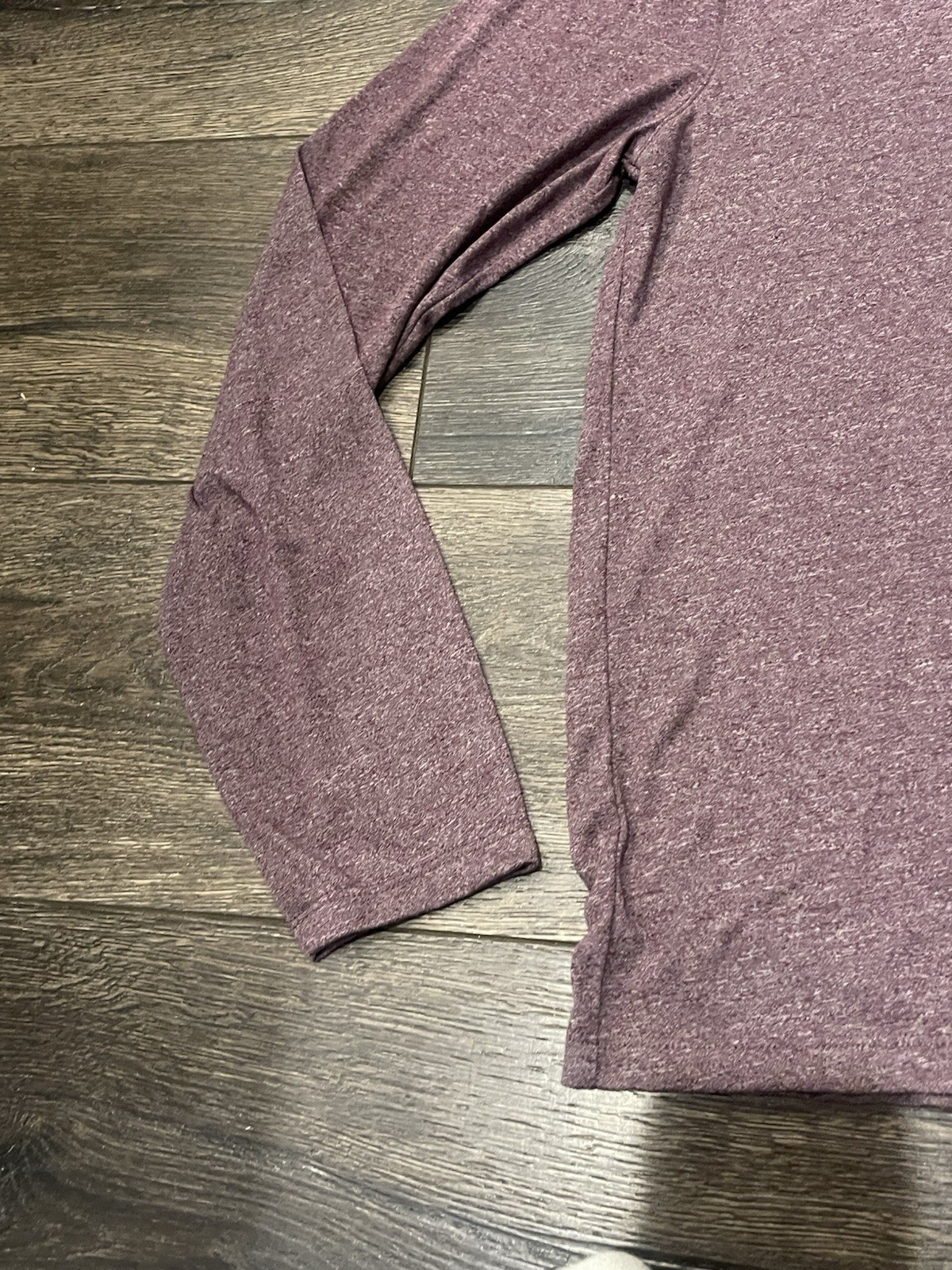 John Varvatos Star USA Snap Button Henley Shirt Top Mens Size Large Purple