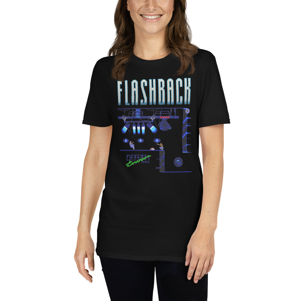 Flashback retro computer video game Amiga C64 Short-Sleeve Unisex T-Shirt