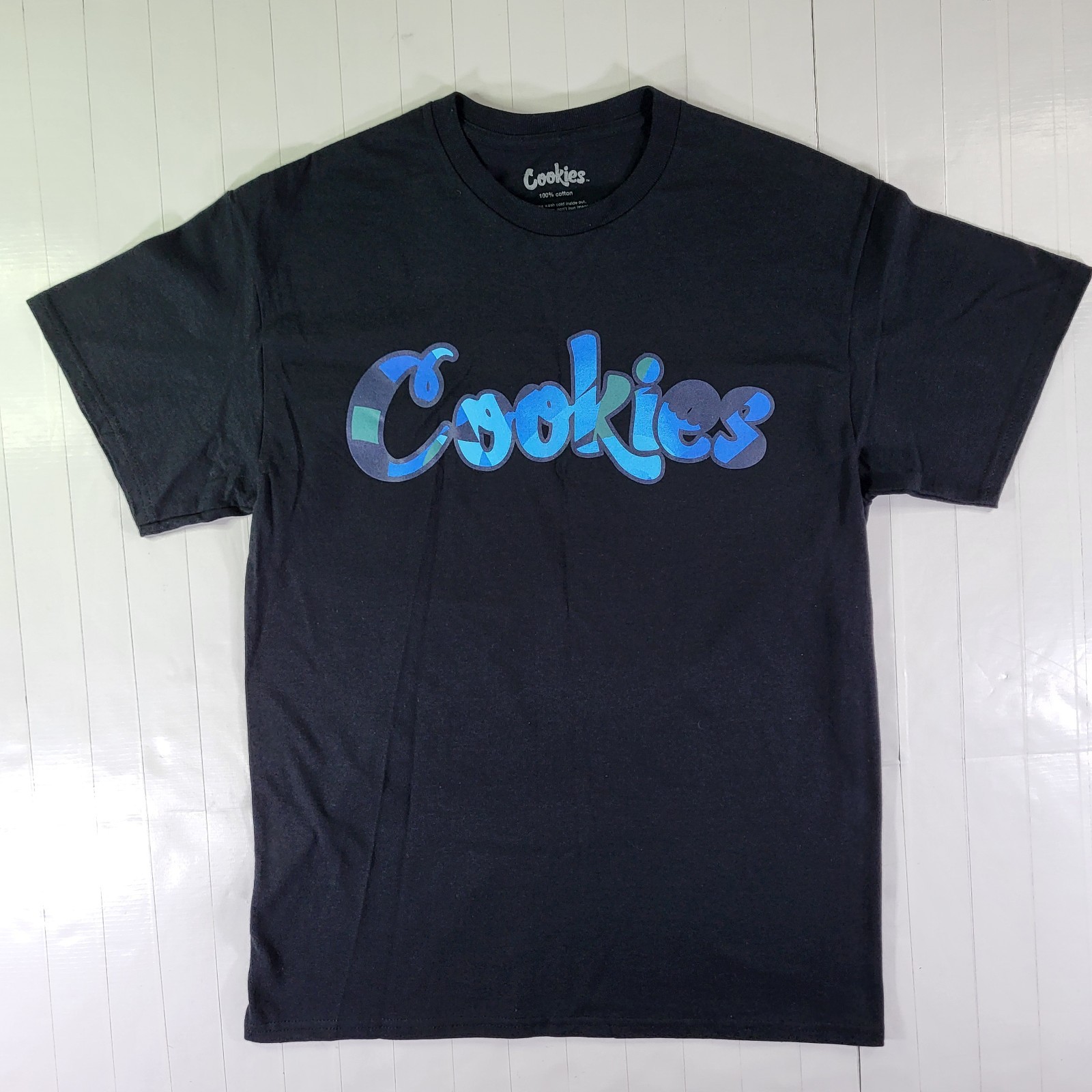Cookies Black Blue T Shirt Men’s New Crew Neck 0 Cotton Breathable 420