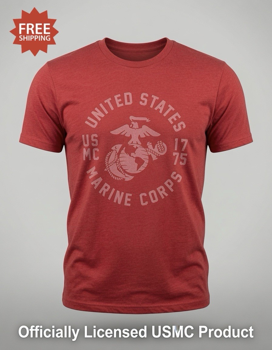 USMC “United States Marines 1775” Red T-Shirt – Size XL – by MV Sport – NWT!
