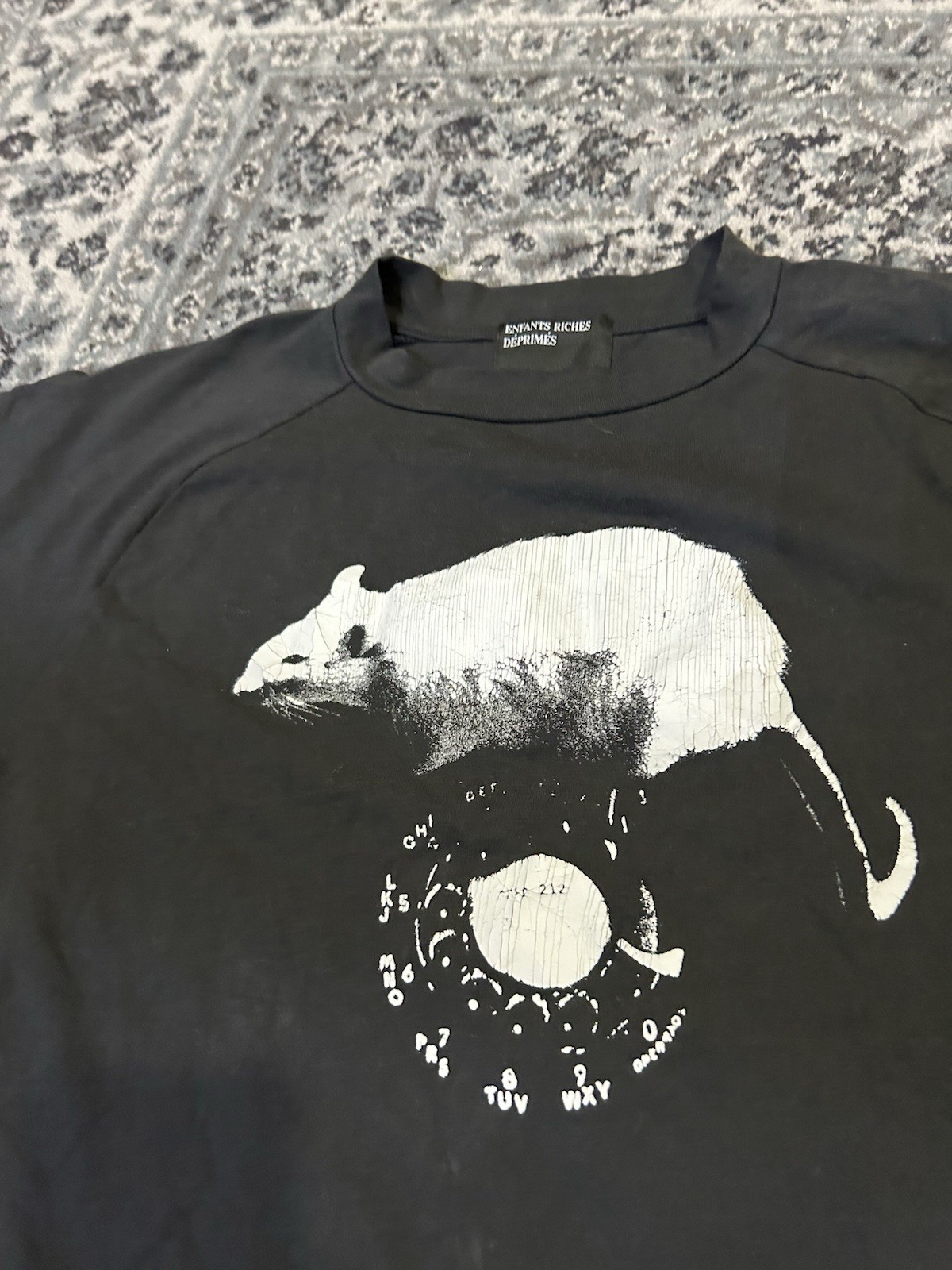 Size M – Enfants Riches Deprimes Erd Rat Raglan Black