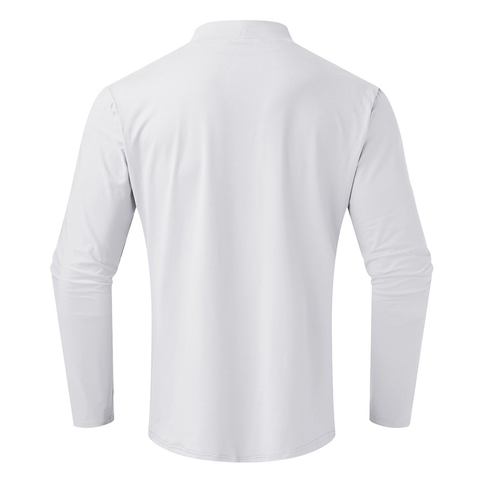 Men High Neck Long Sleeve T Shirt Polo Tops Baselayer Turtle Winter Warm Jumper