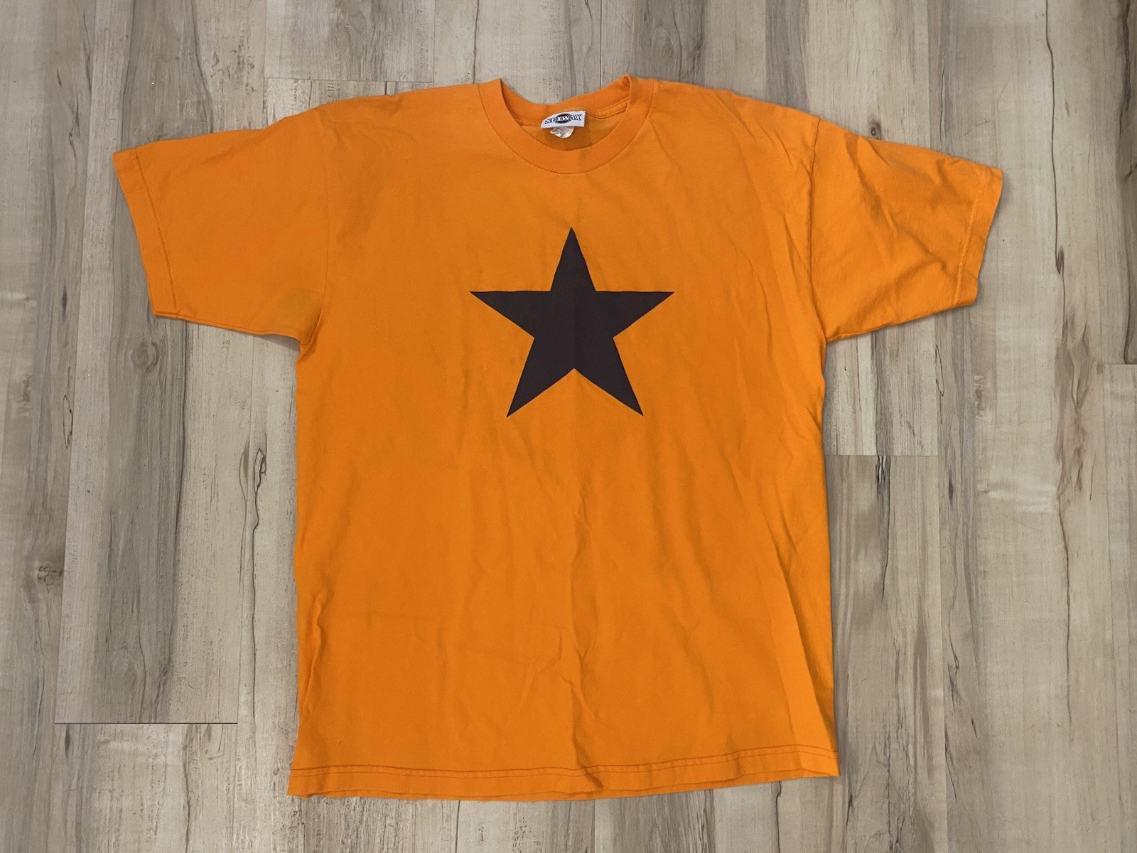 Vintage 2000s Y2K Mr. Zogs Sex Wax Surf Board Surfing Orange Cotton T-shirt XL