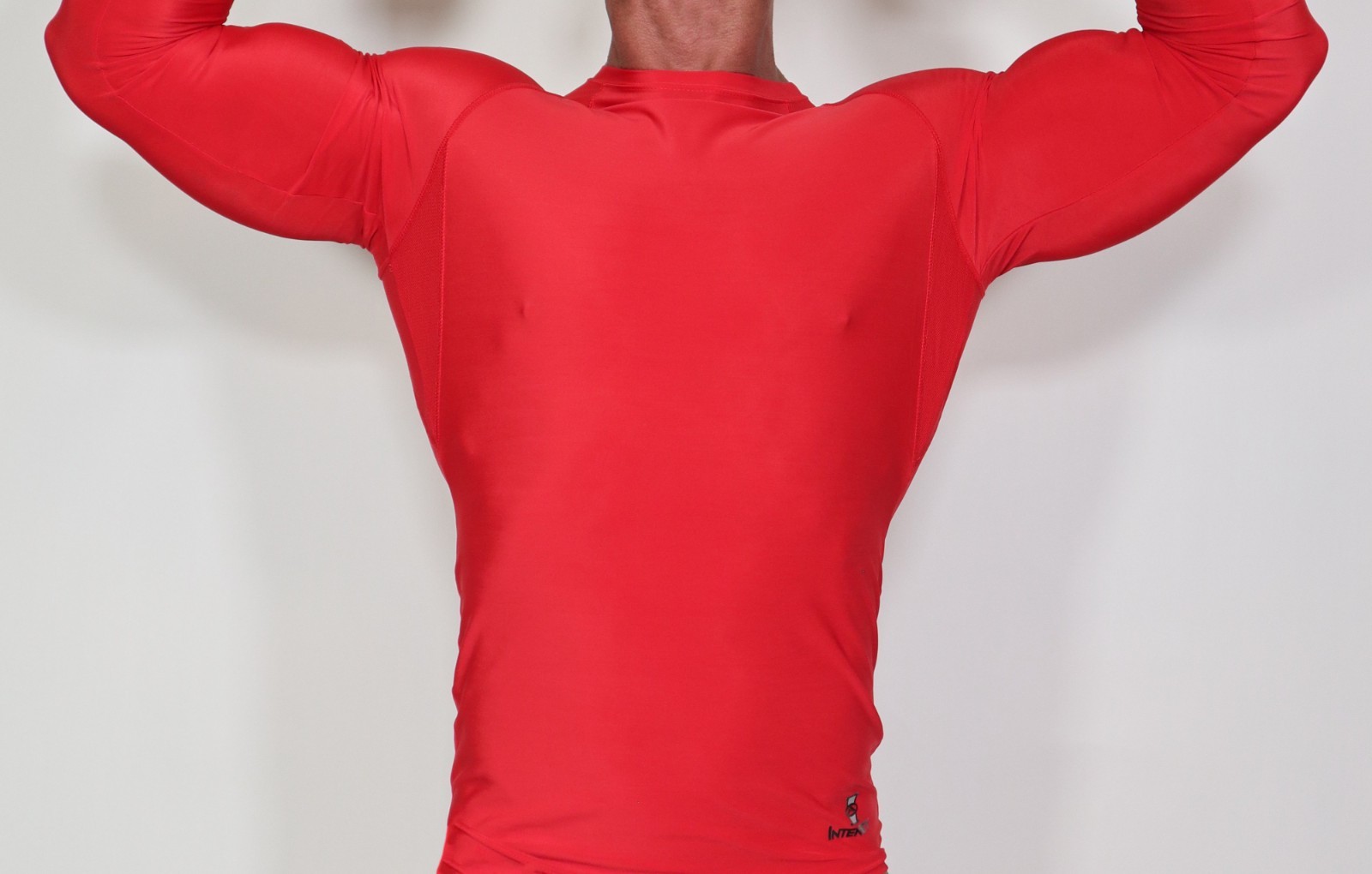 RED LONG SLEEVE COMPRESSION SHIRT SIZE XL