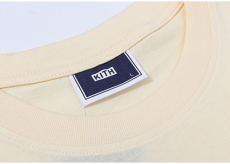 KITH Begonia Floral Logo Tee Cotton Couple Short Sleeve T-Shirt