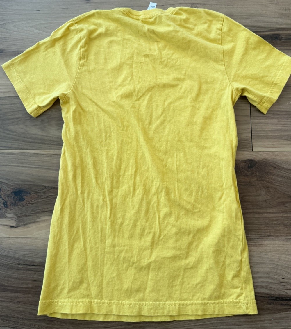 The Last Show With Stephen Colbert Yellow T-Shirt Bella Canvas Small TV Show
