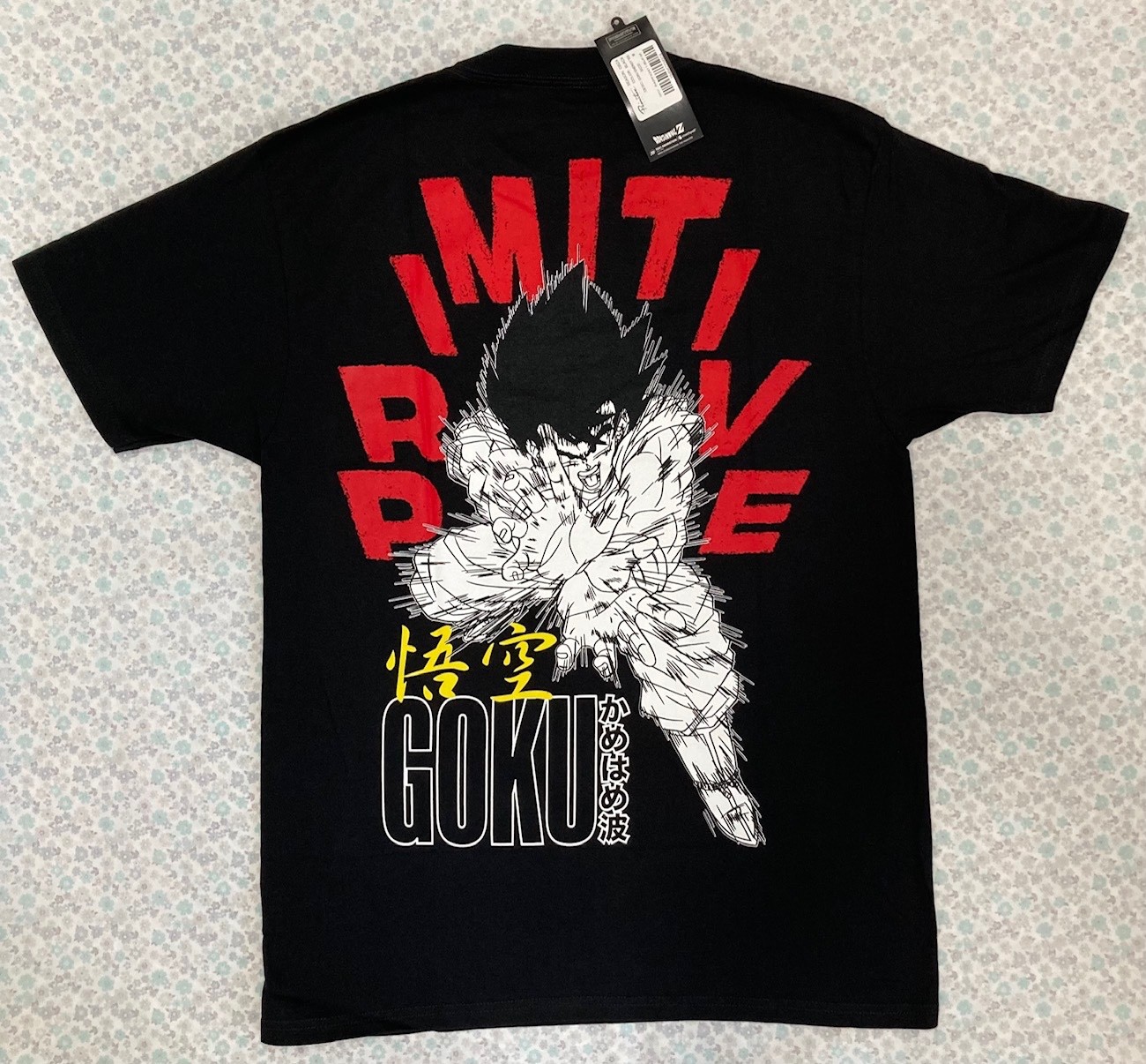 Primitive x Dragon Ball Z Goku Energy Black T-Shirt SIZE S,MD,LG, XL,2X