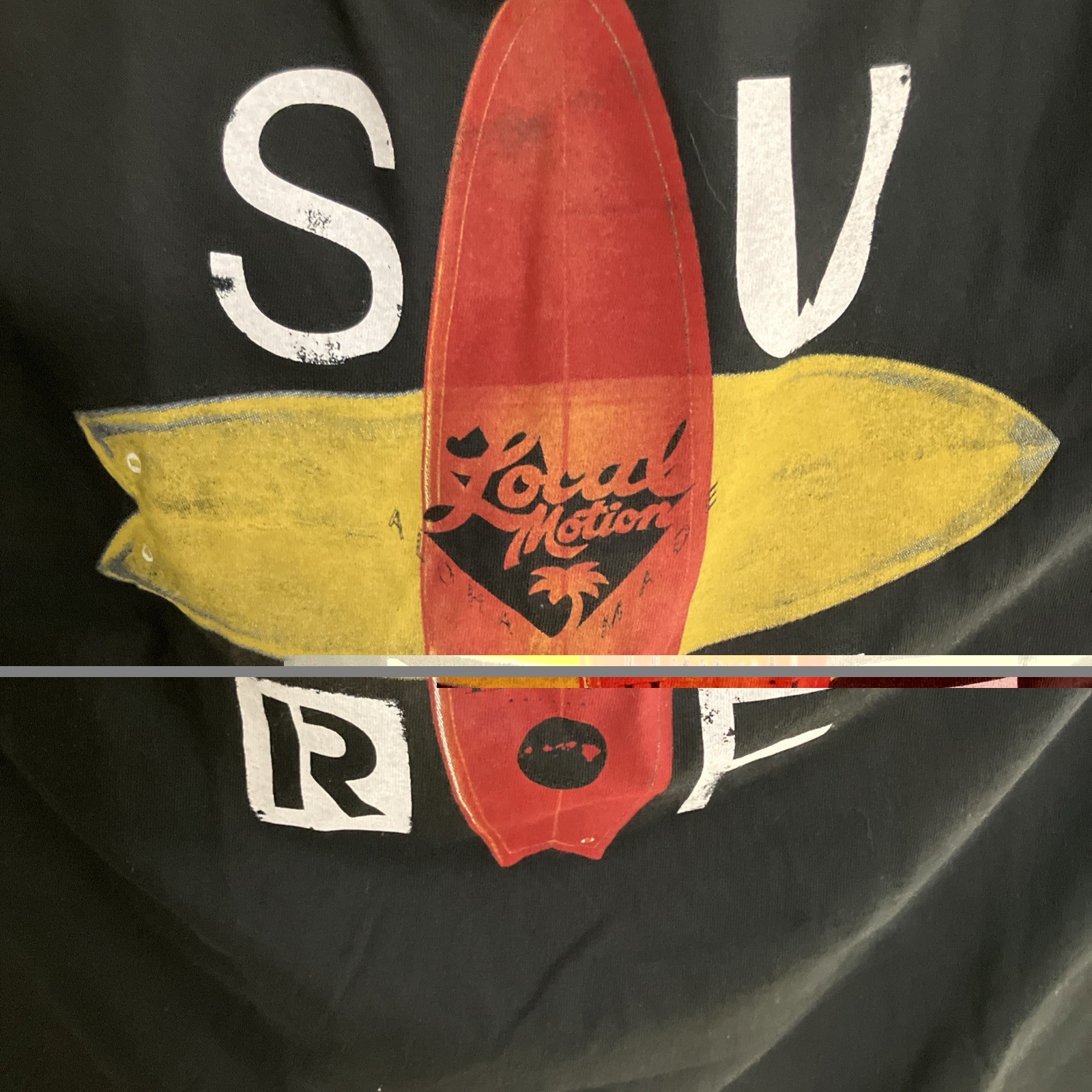 NEW Local Motion Hawaii Surf Black Hawaiian T-shirt Surfboard Size XL GIFT IDEA