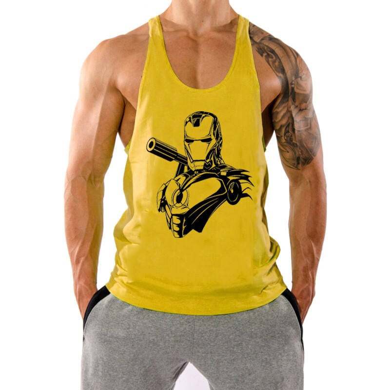 Sports Running Training Quick-drying Fitness Vest Cotton Leisure Printing