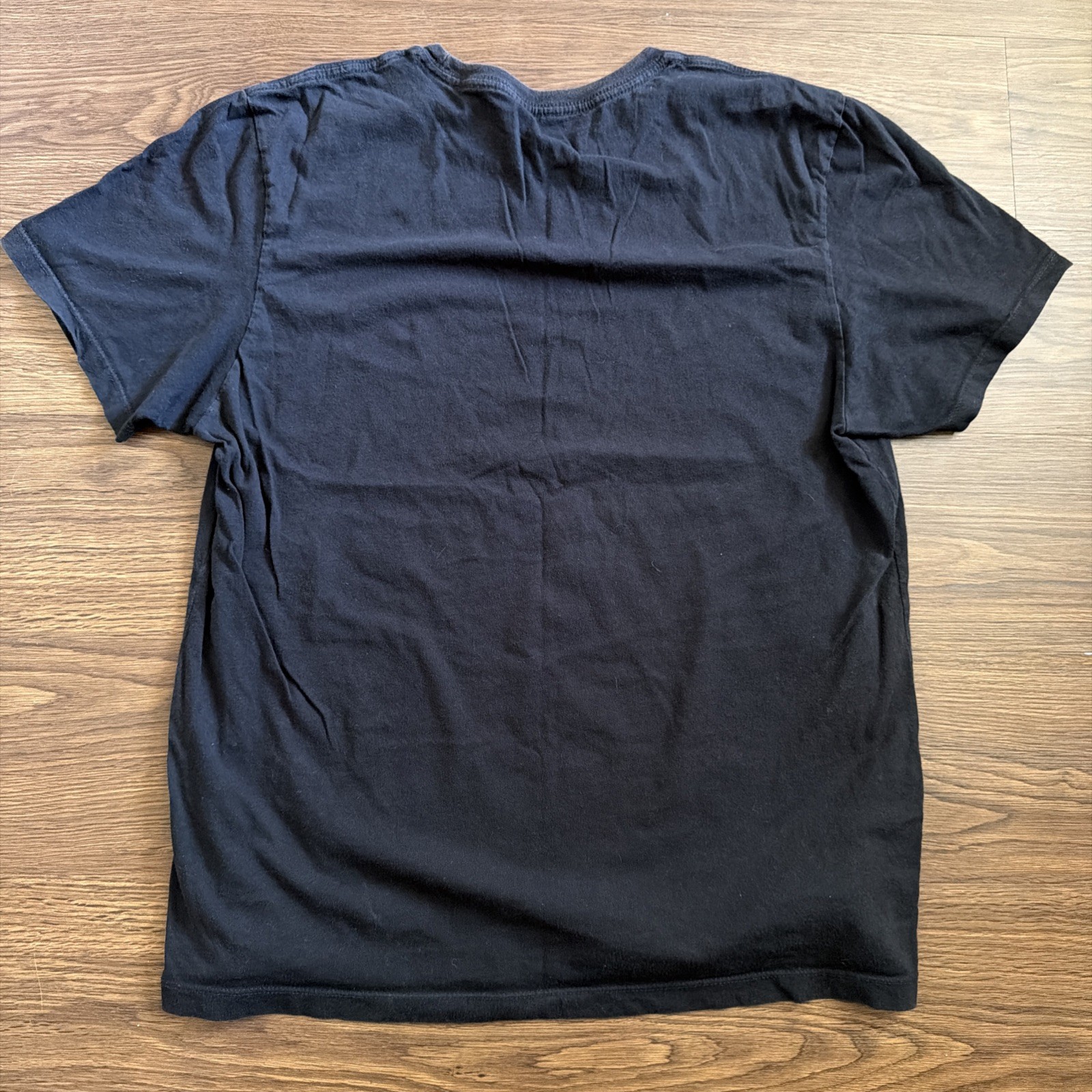 Mens Black Fox Racing Vintage Y2k Graphic T Shirt Short Slv L Motocross Grunge