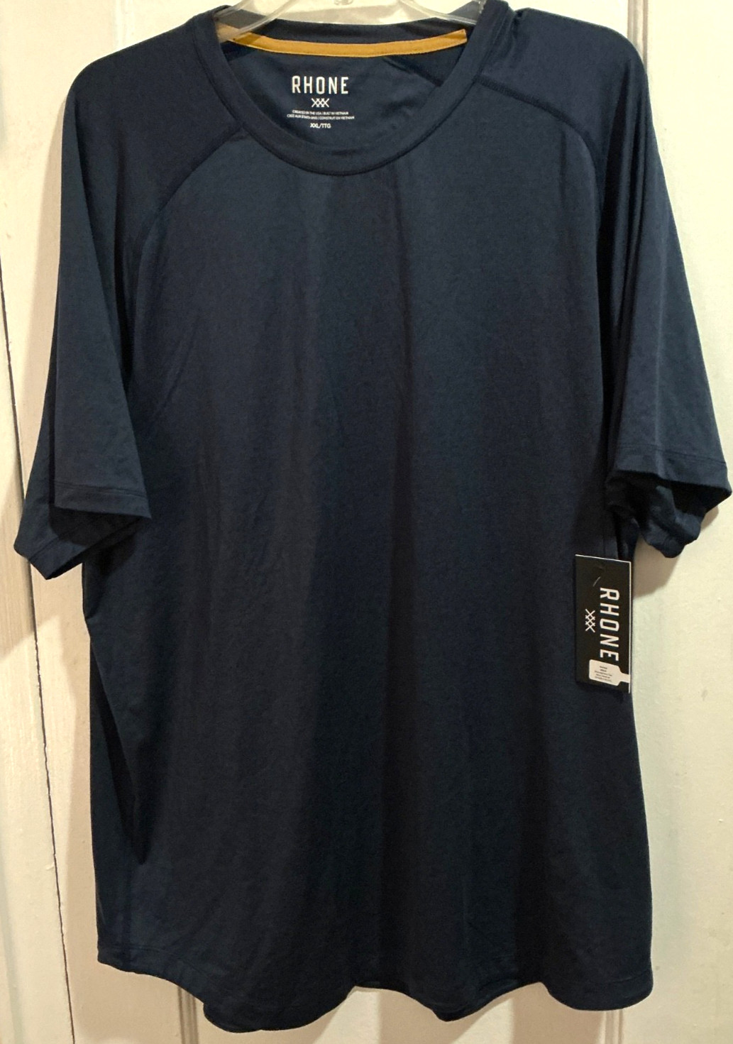 Men’s Rhone Atmosphere Short Sleeve Tee Navy Blue Size XXL NWT