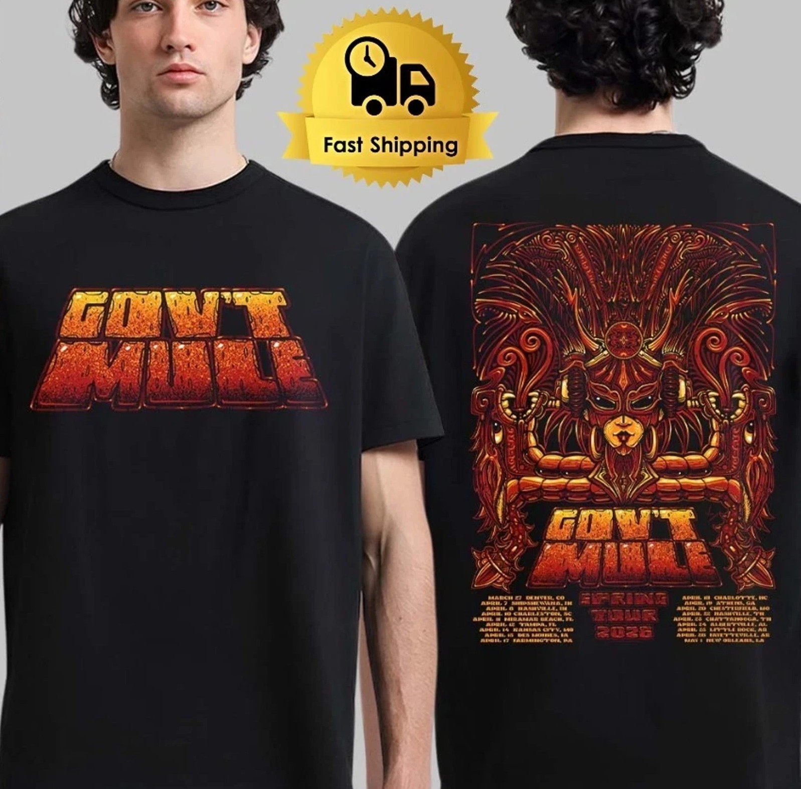 Gov’t Mule Spring Tour 2026 T-Shirt
