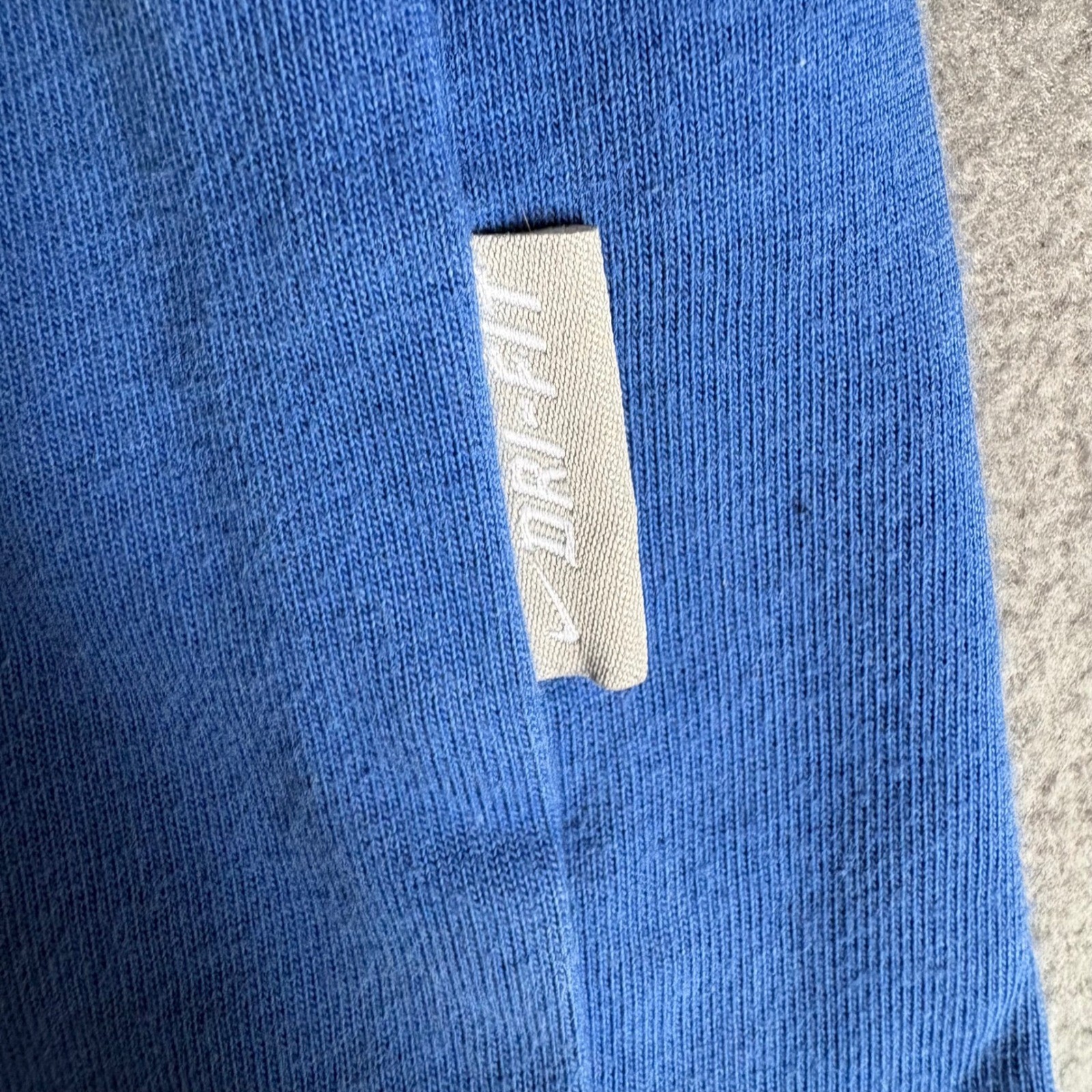 Nike Dri-FIT Cotton Tee Mens Medium Blue Good Short Sleeve Crewneck Swoosh