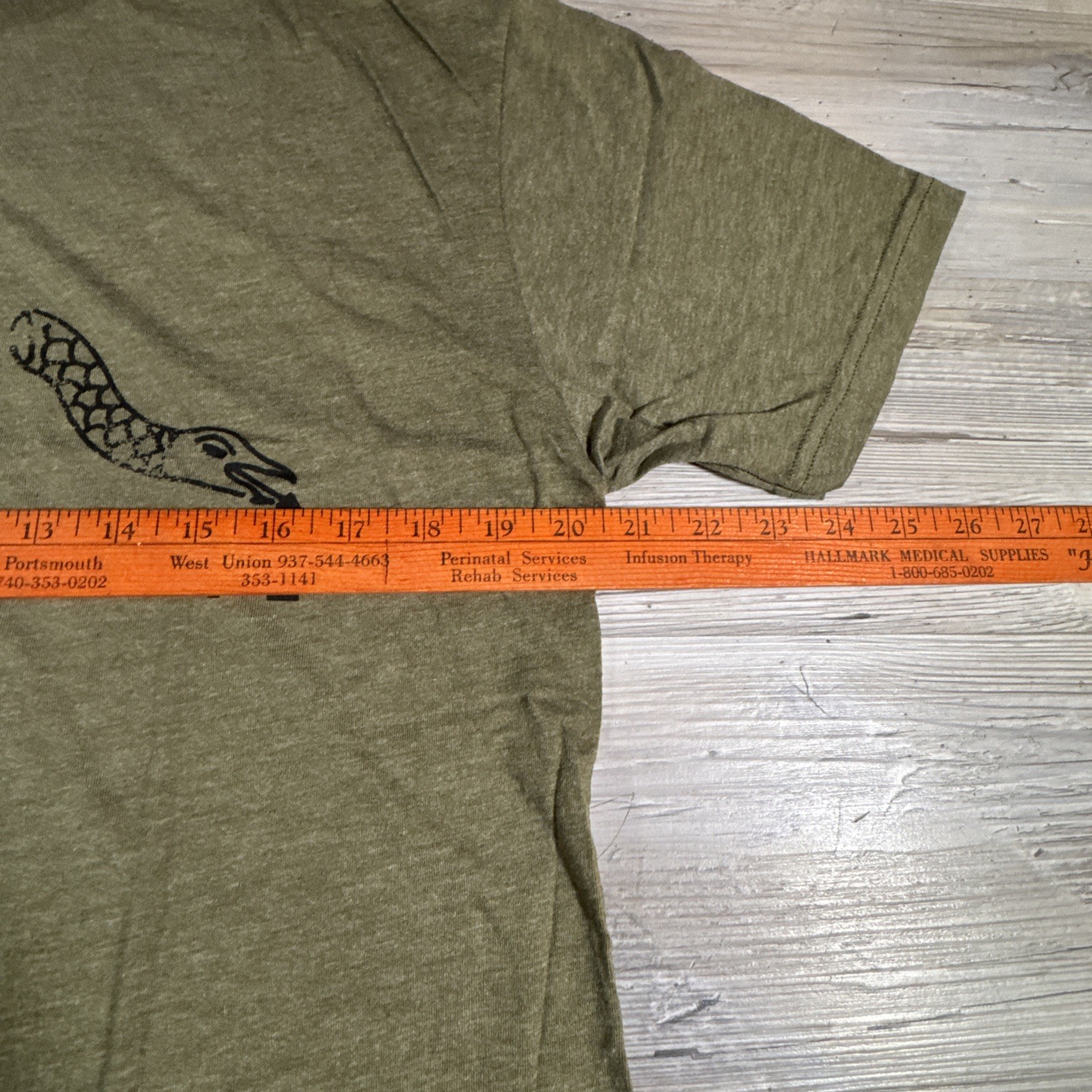 Black Rifle Coffee Company Coffee or Die T-Shirt Snake Military Green Size XL