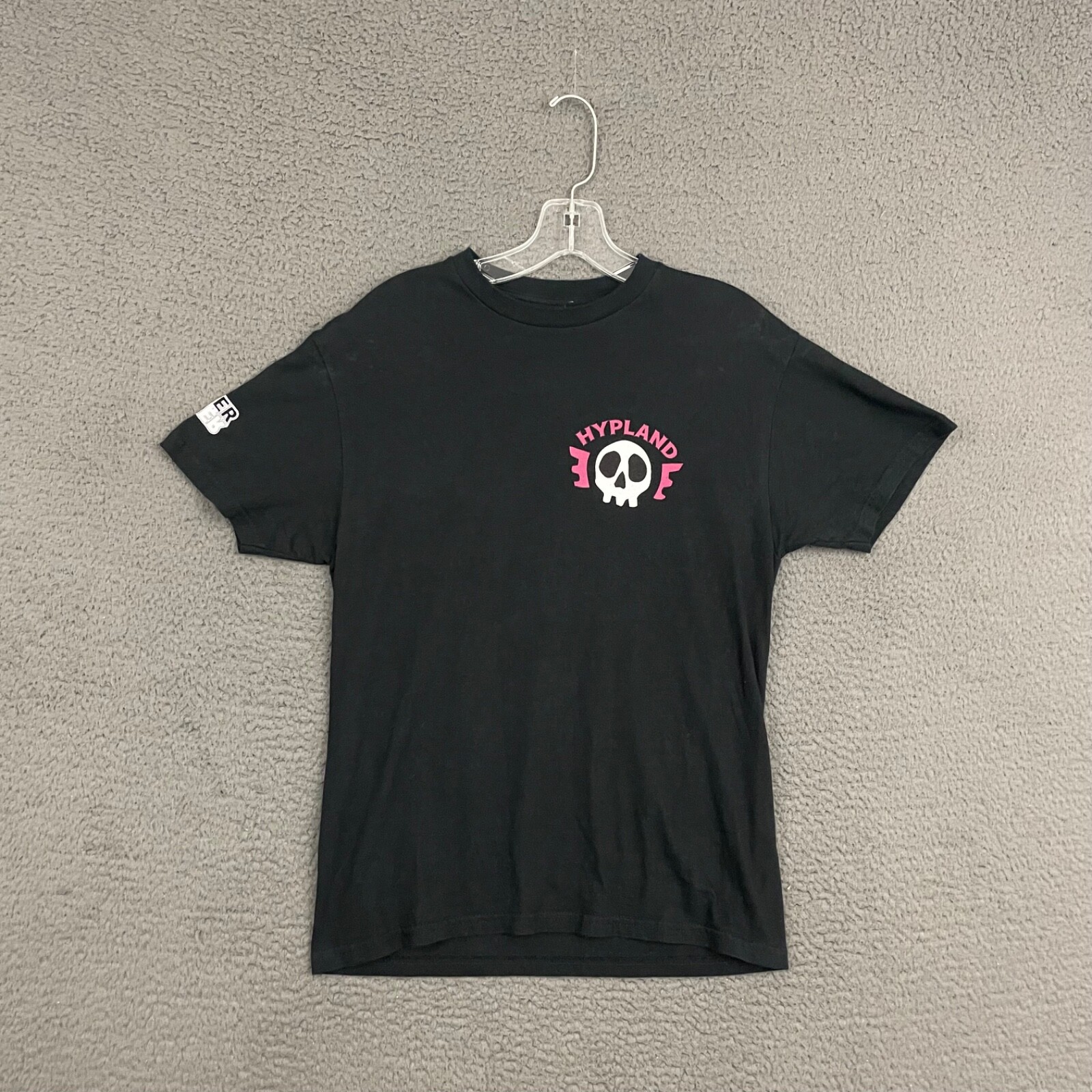 Hypland x Hunter Hunter T-Shirt Mens Small Black Graphic Anime Cotton Casual