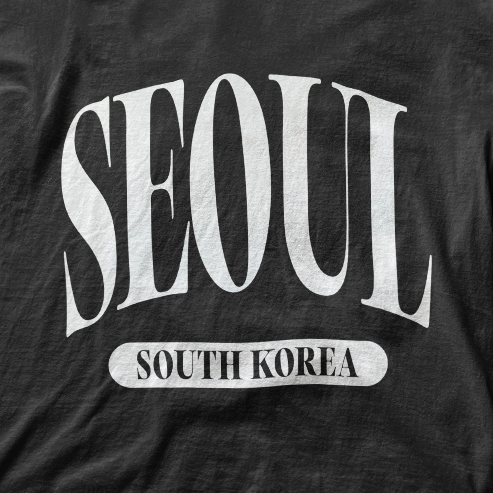 Seoul South Korea vintage city souvenir classic tee travel