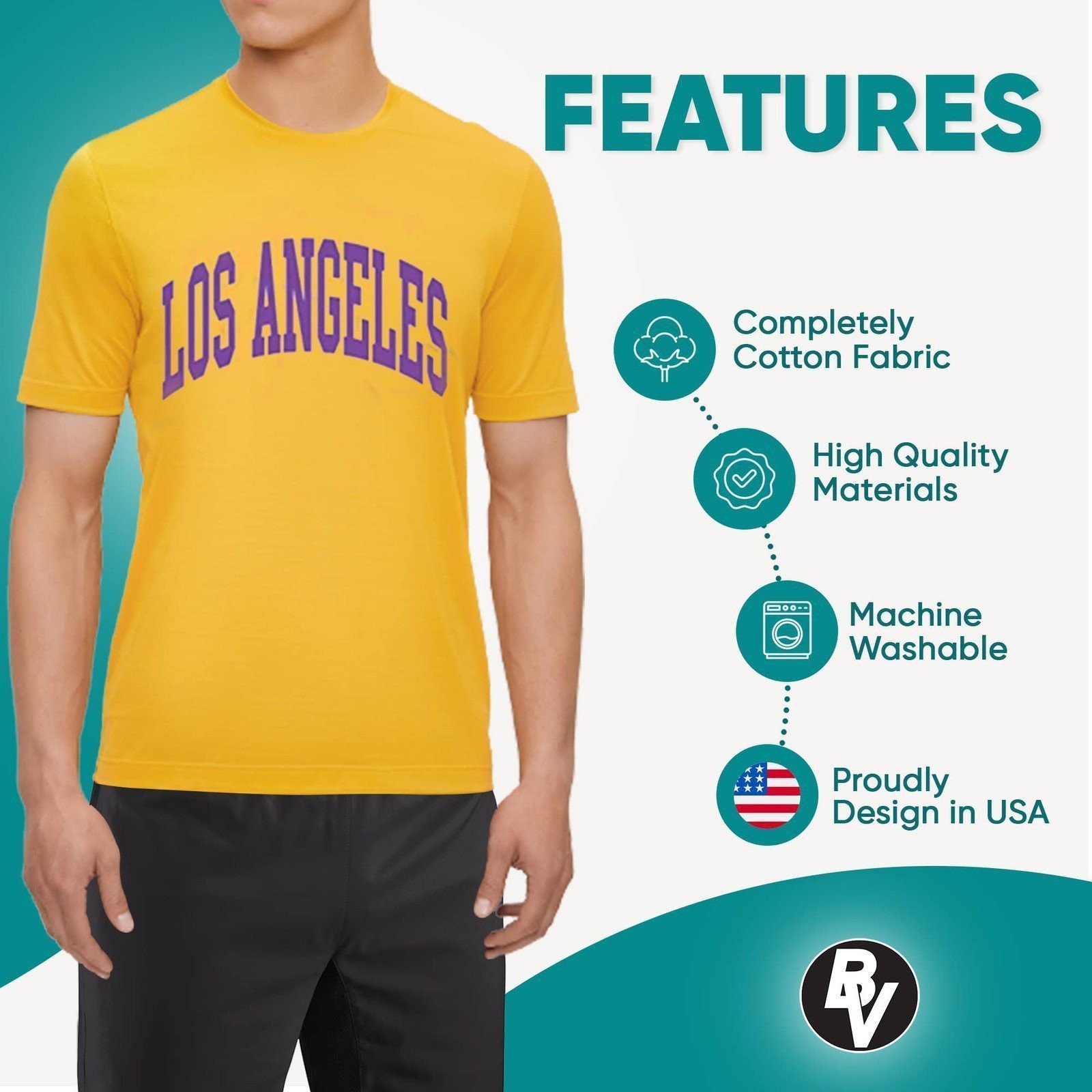 BROOKLYN VERTICAL 2-Pack Mens Basketball Short Sleeve T-Shirt with Chest Print|