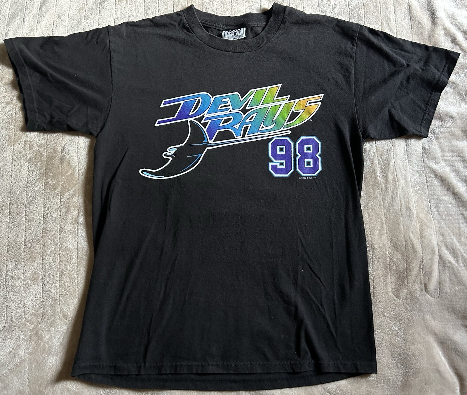 VTG 1998 Tampa Bay Devil Rays Inaugural Season T Shirt Men’s Size L Lee Sport