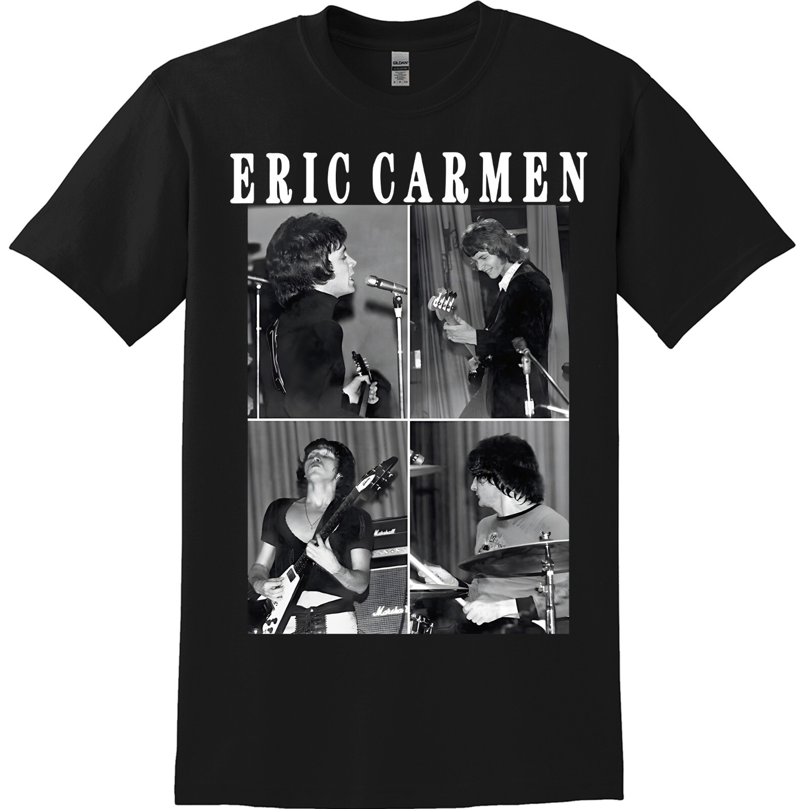 Rare Eric Carmen Men Black All Size 11D105