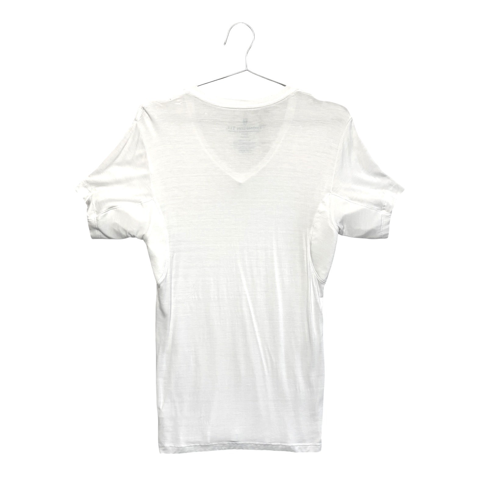 Thompson Tee Sweatproof Undershirt Men’s Sz M White Slim Fit V-Neck Short Sleeve