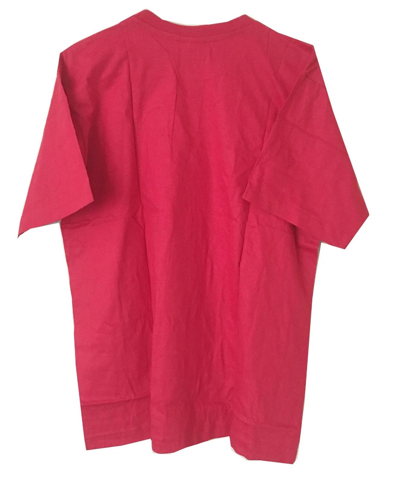 Unisex Red Hindu Ganesha T Shirt Yoga Spiritual Summer Tee L-27″