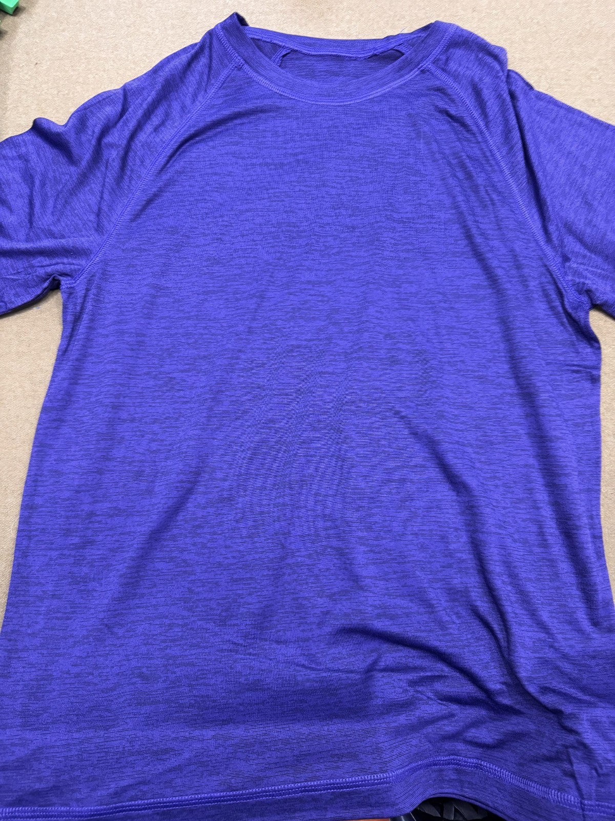 9 pack Fanatics Medium Mens Heather Purple Shirt Blank Short Sleeve Casual New