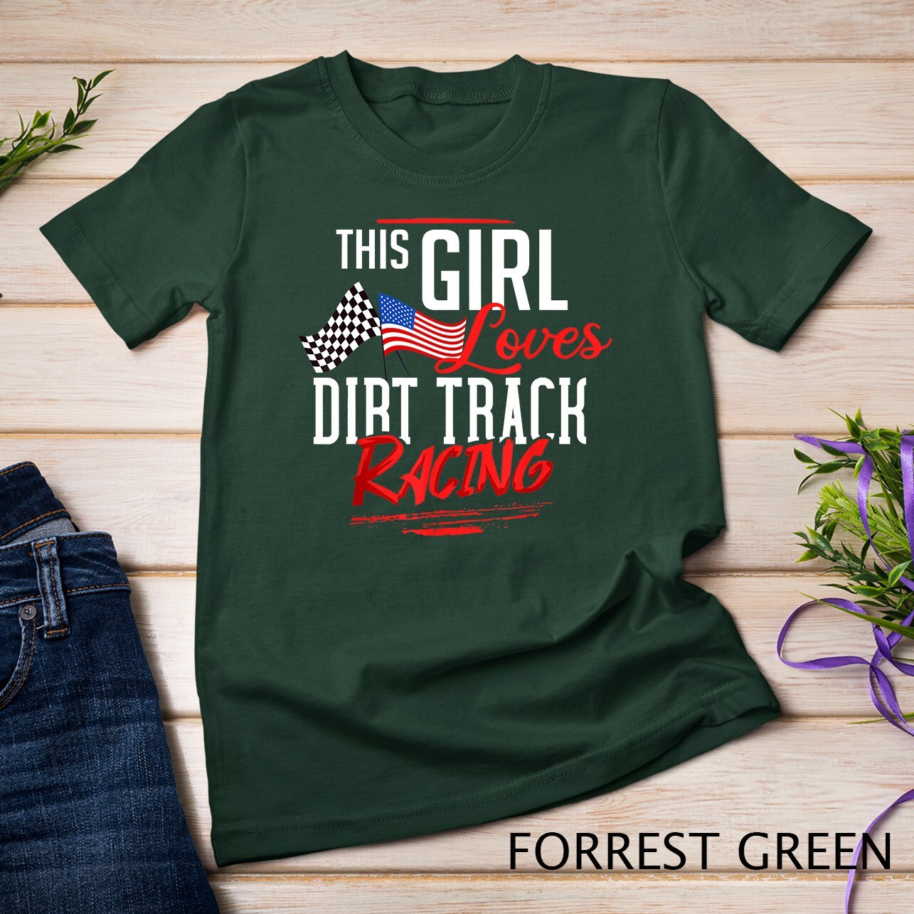 Dirt Track Racing Gift Sprint Car Racing T-Shirt Unisex T-shirt