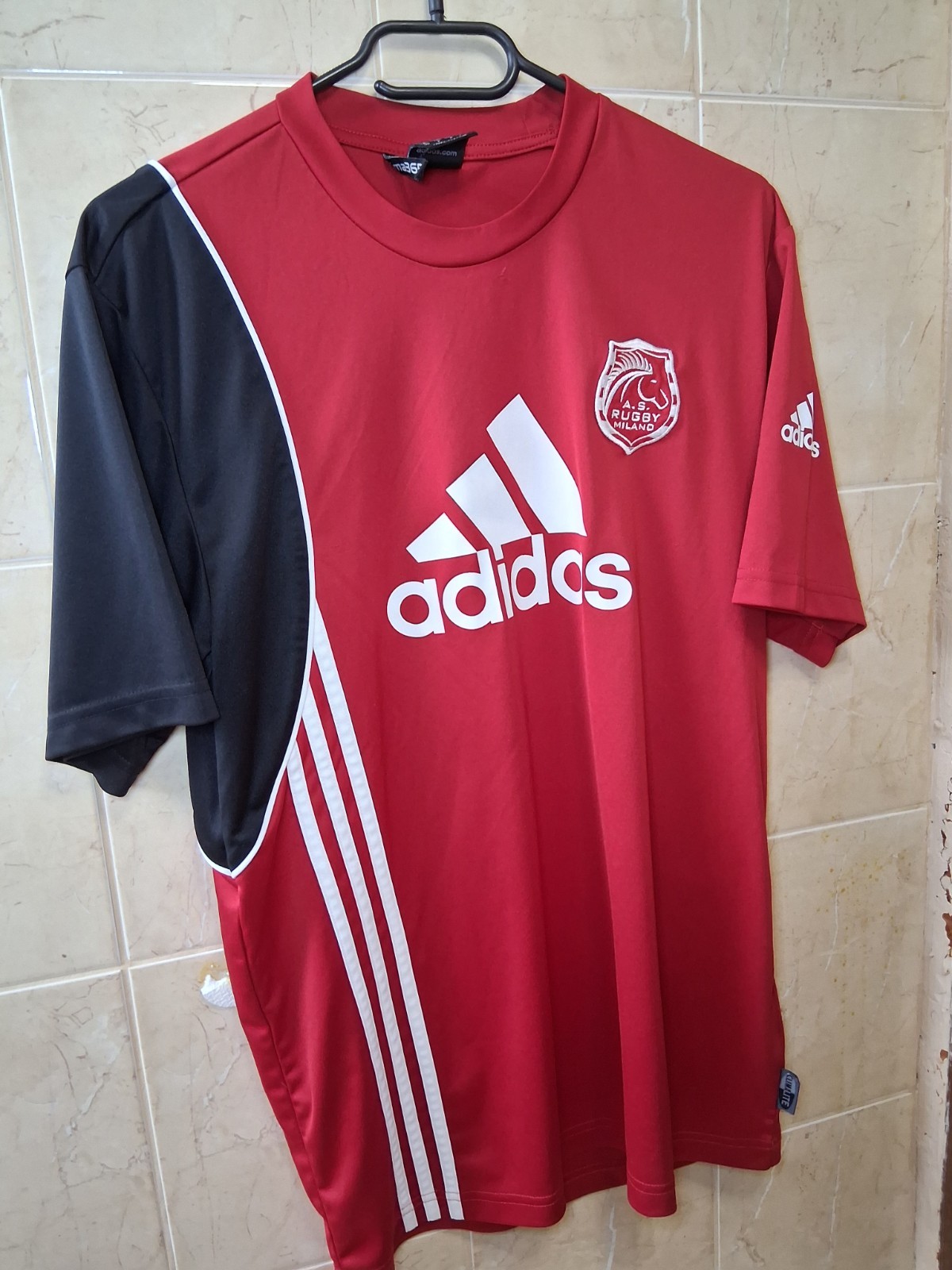 Tricou Adidas A.S. Rugby Milano original mărimea L
