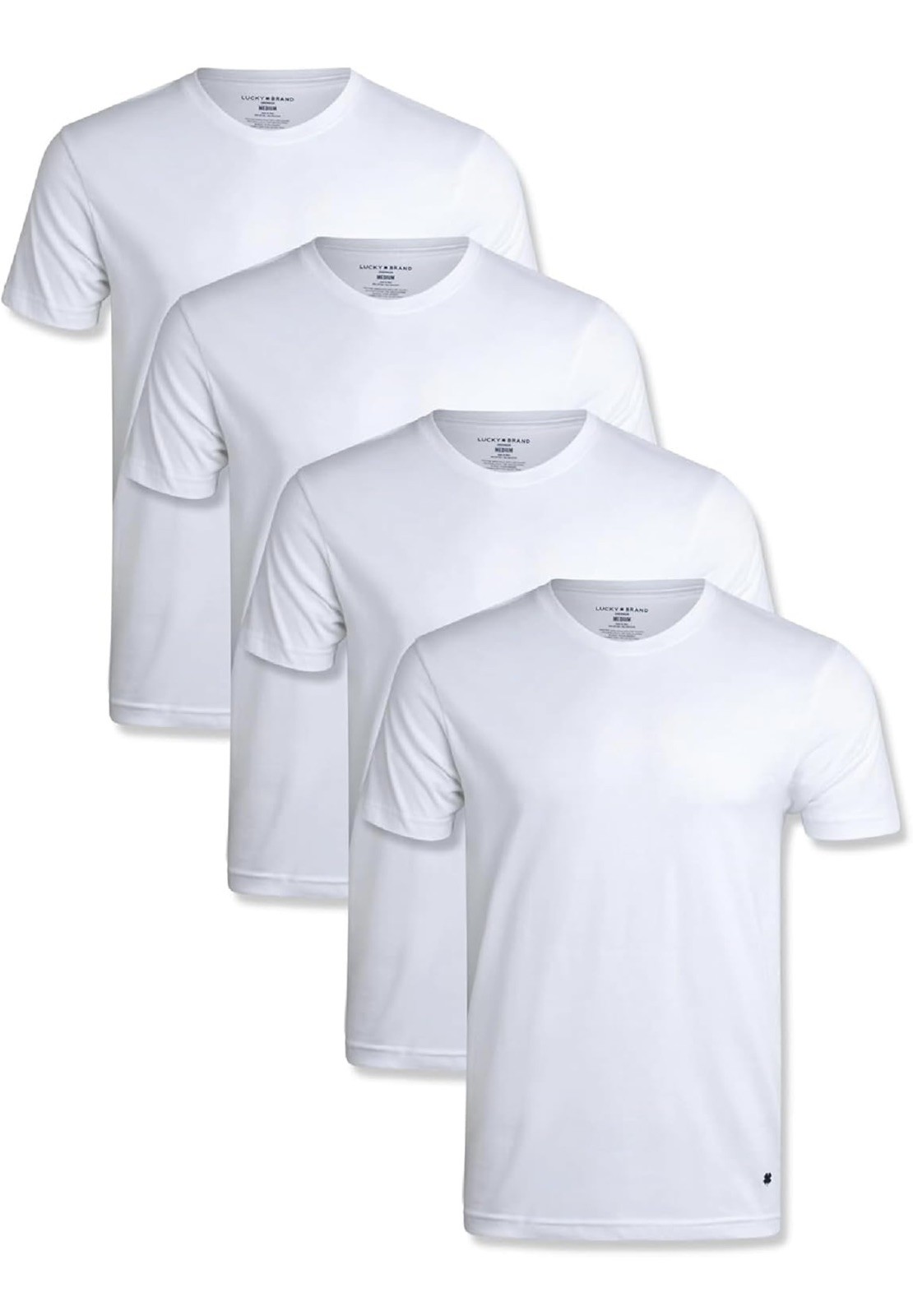 Lucky Brand Crew Neck Tees 4pk