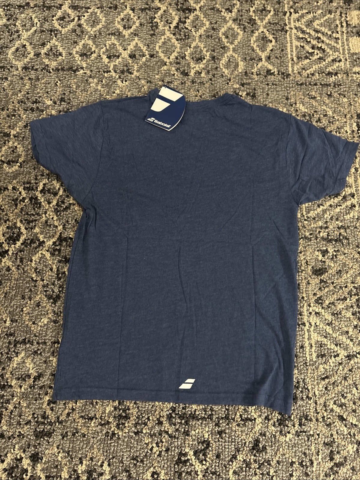 Babolat Exercise Men’s Medium Tee Shirt Estate Blue Tennis Pickleball BRAND NEW