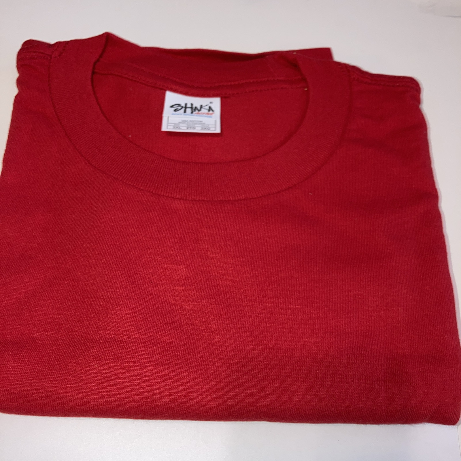 Shaka Wear 6.0 oz Active Short Sleeve T-Shirt 100%cotton except a few colors