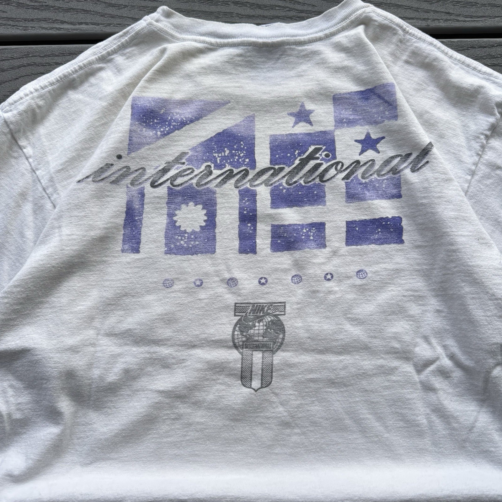 Vintage 80s/90s Nike International Tee Single Stitch Made in USA M