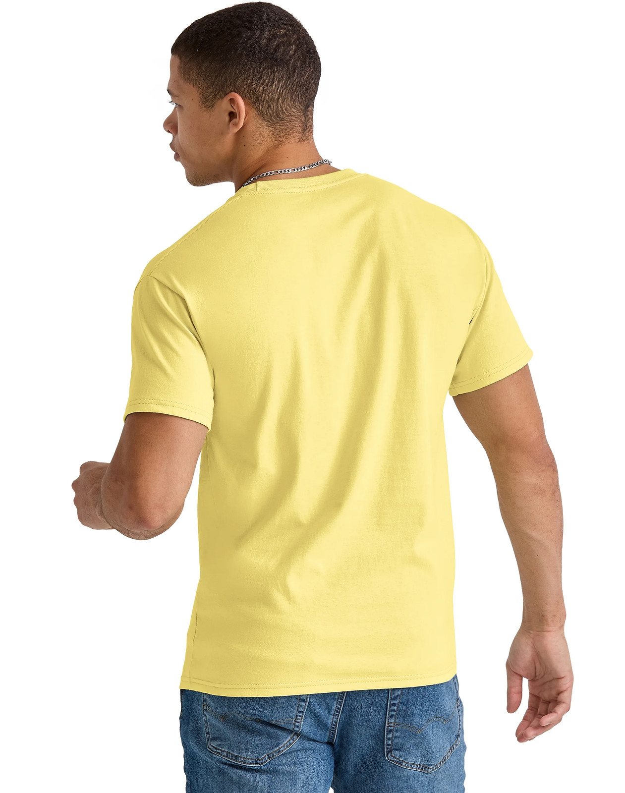 Hanes Men’s T-Shirt Essentials Short Sleeve Tee 100% Cotton Crewneck Midweight