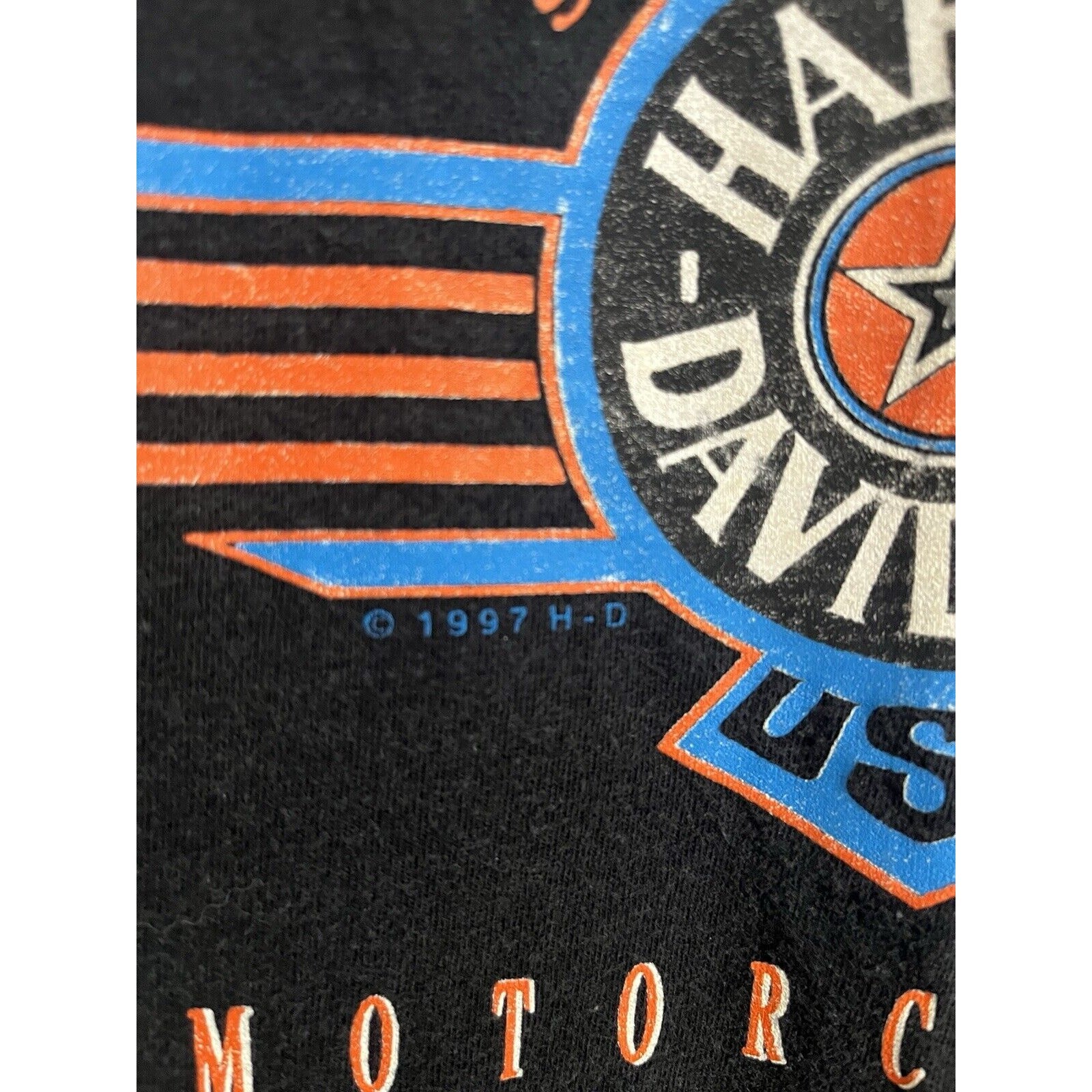 Vtg Harley Davidson Super Bikes N.V. St. Maarten N.A. Shirt Sz Large