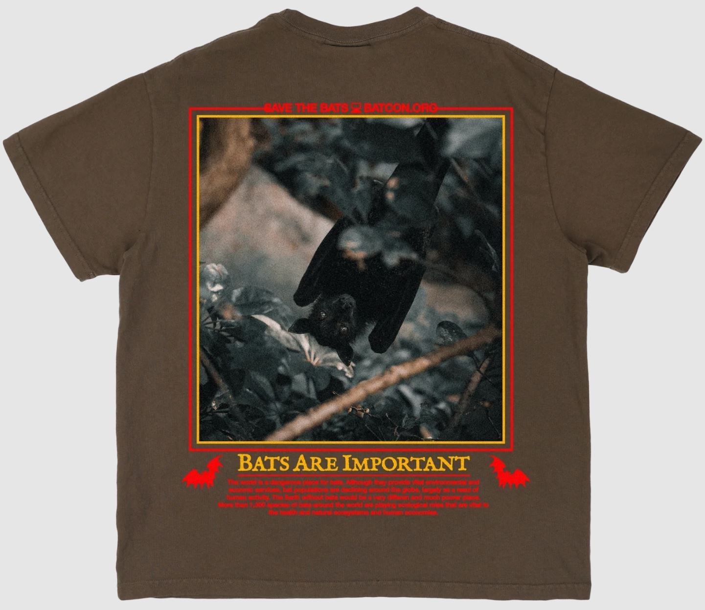 Online Ceramics LARGE Save The Bats BATCon Shirt SOLD-OUT *NEW*