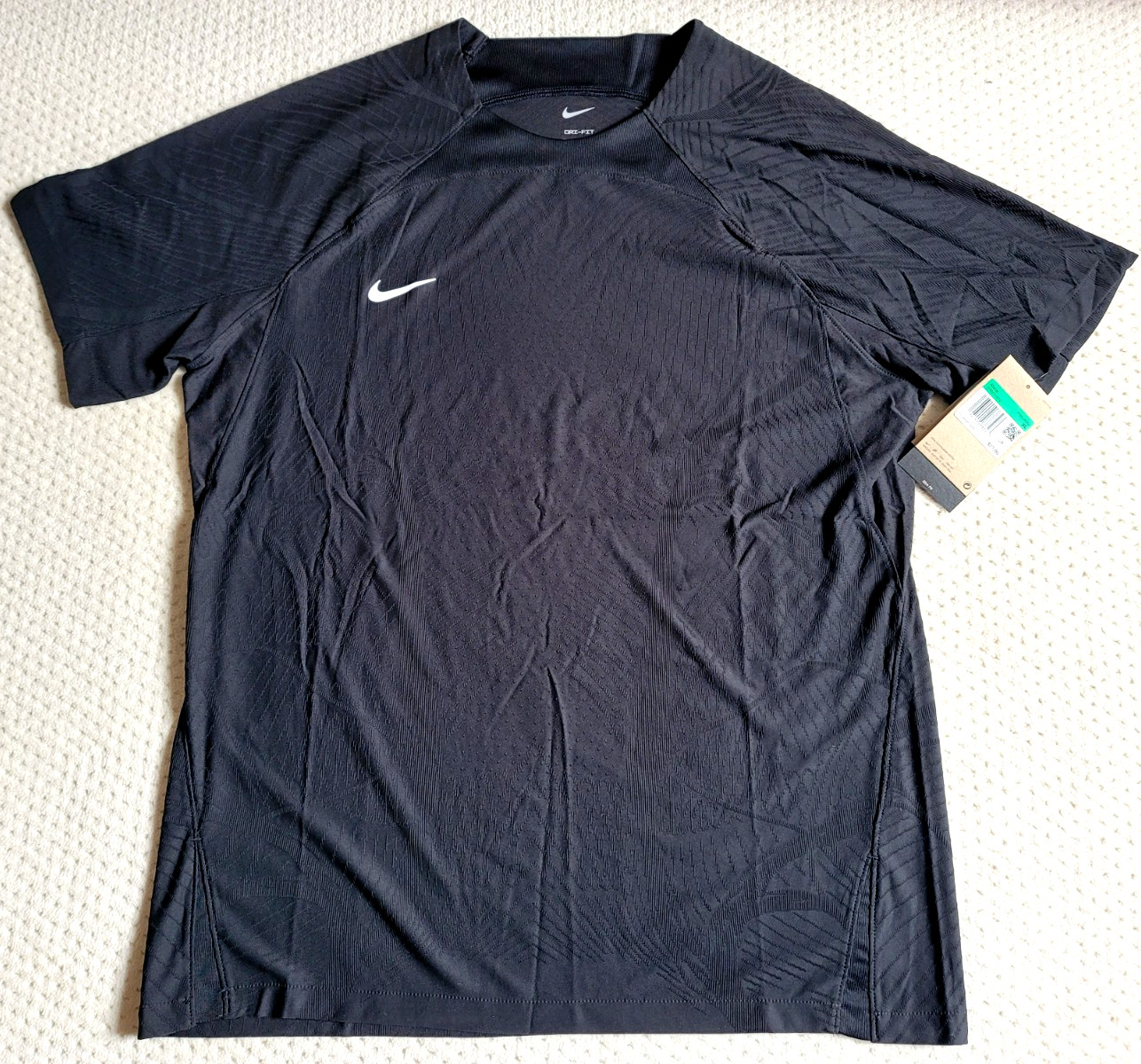 NWT Nike Dri-FIT ADV Vapor 4 Knit Soccer Football Jersey – DR0671-010 – Black XL