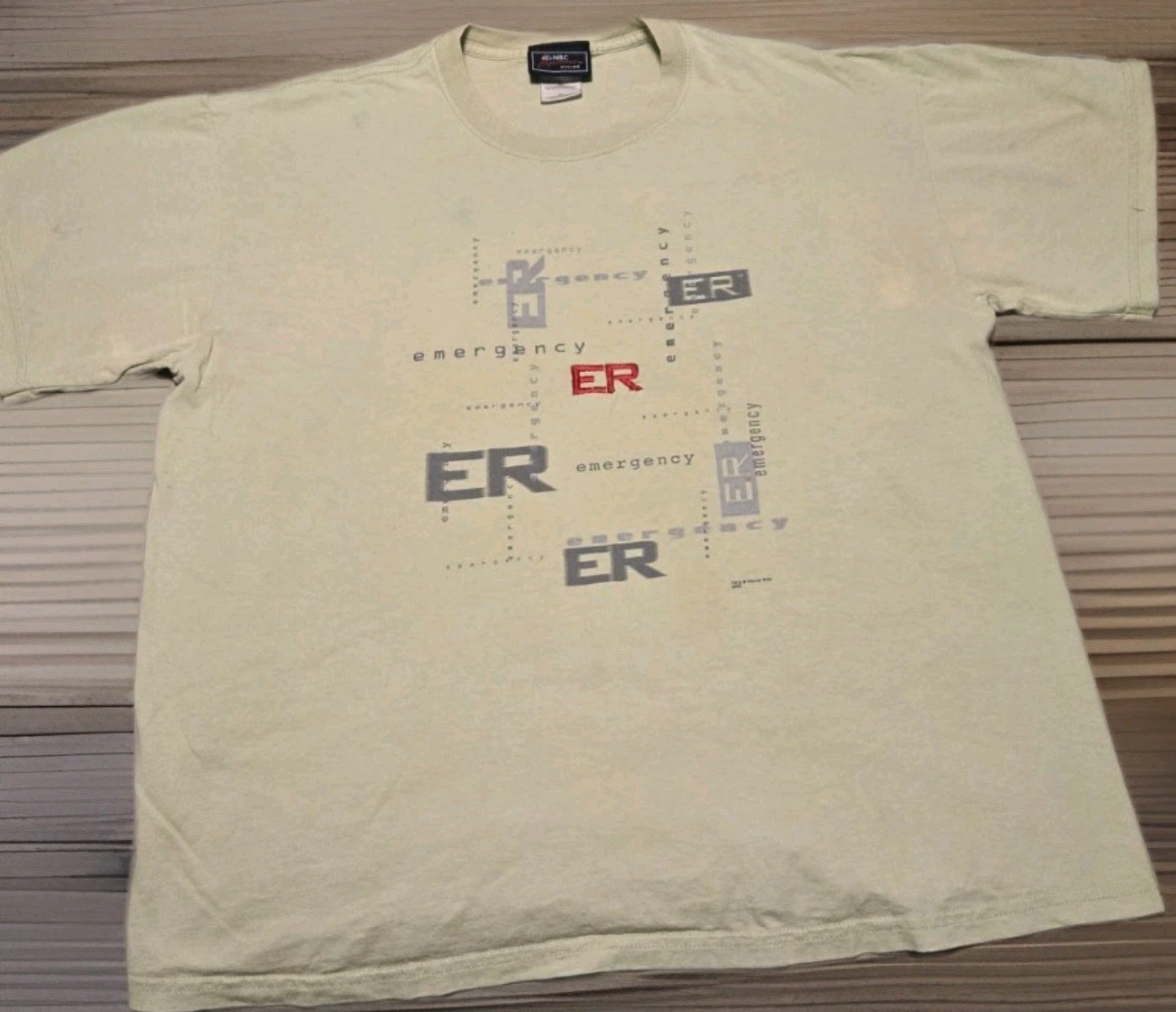 Vintage ER NBC Experience Store T Shirt XL 2002 Y2K 90s Medical Tee