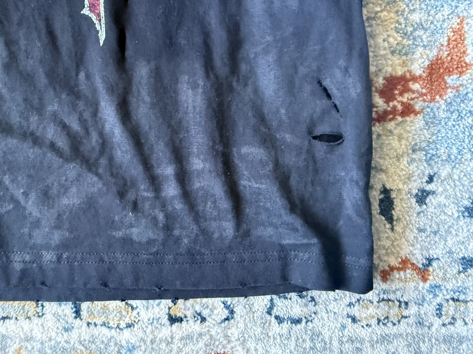 Balenciaga Distressed T Shirt