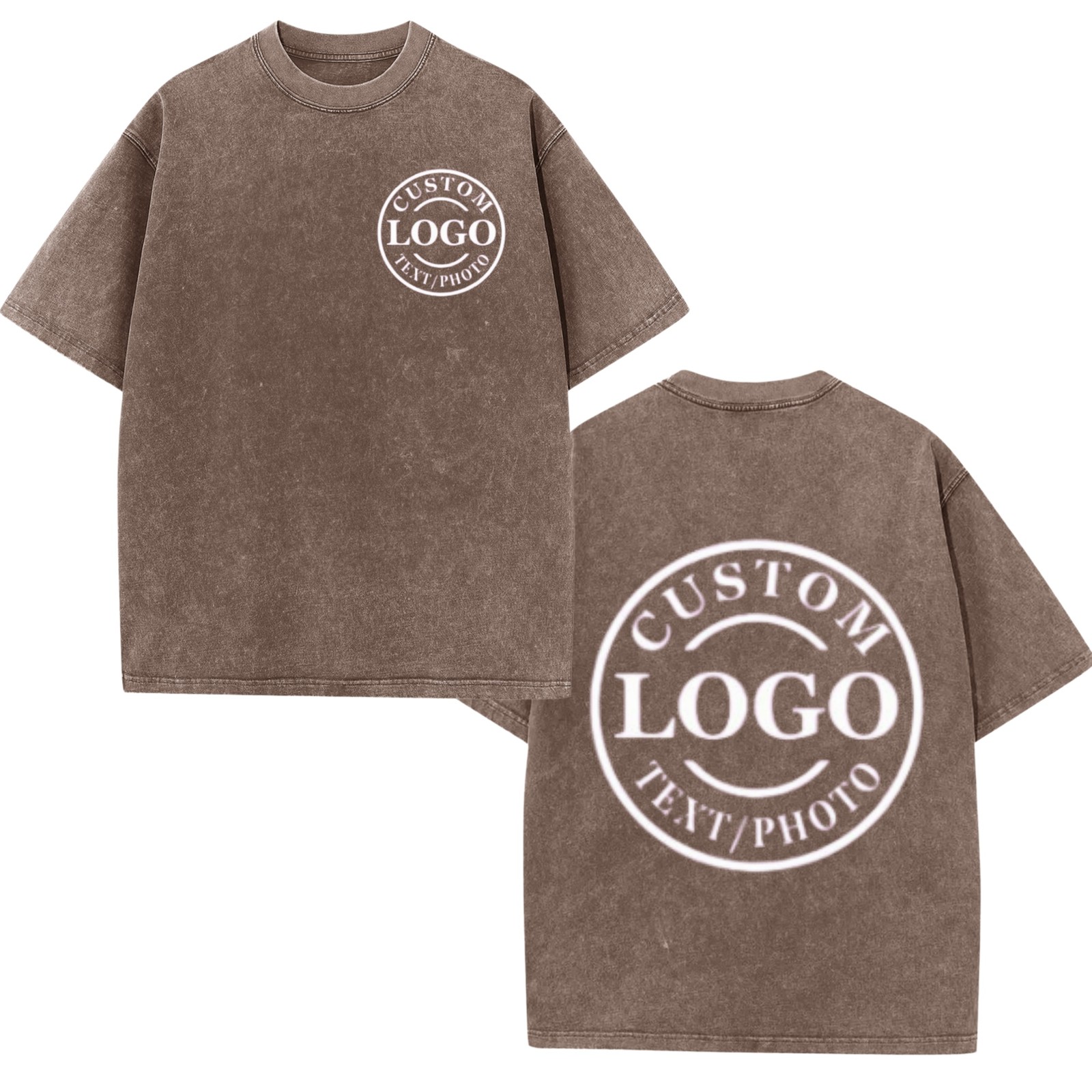 Custom Dog Mom Pet Parent Identity T‑Shirt Partial Double Sided Daily Casual Tee