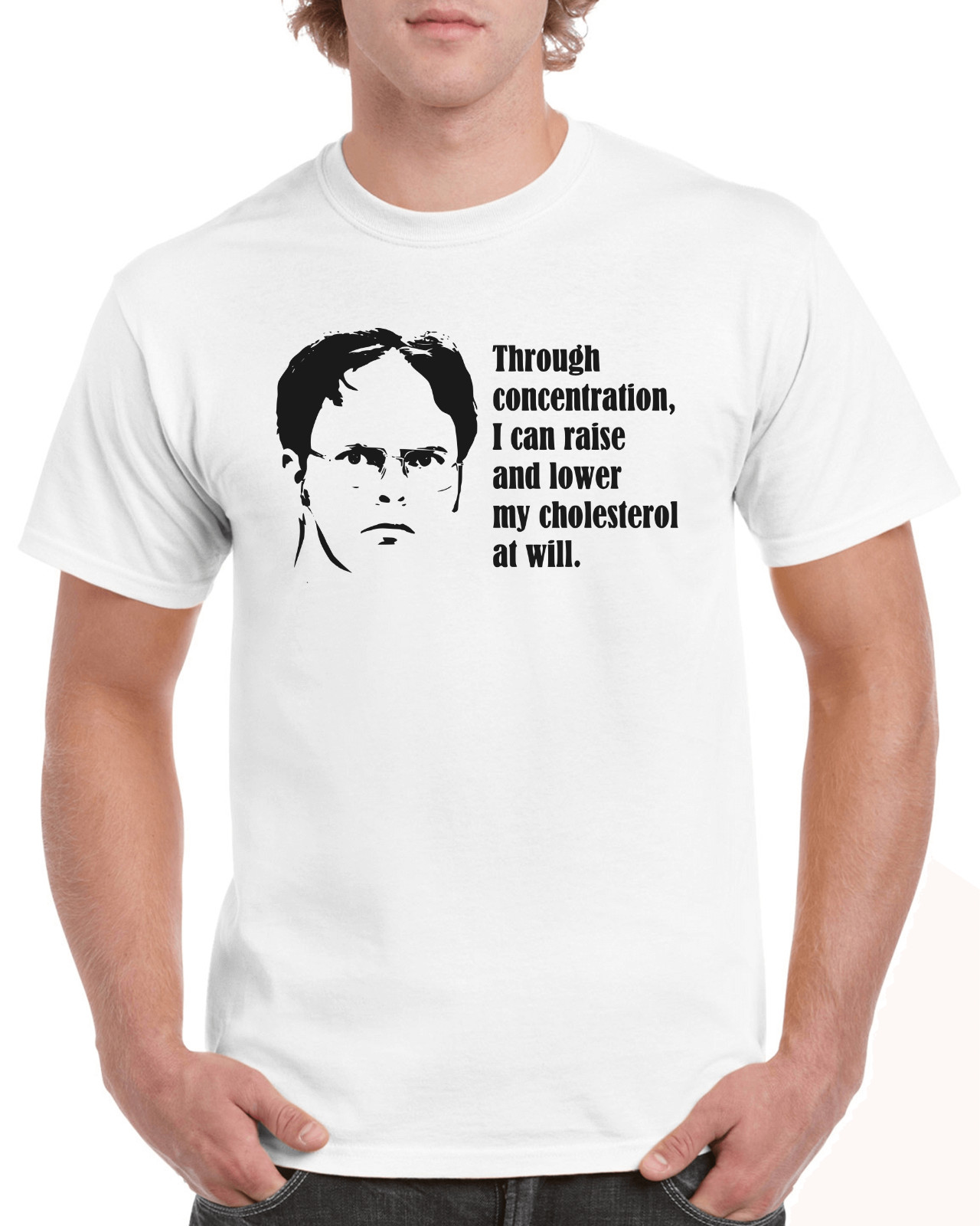 Dwight Schrute Shirt – Funny Dwight Schrute Shirt – Cholesterol The Office Shirt