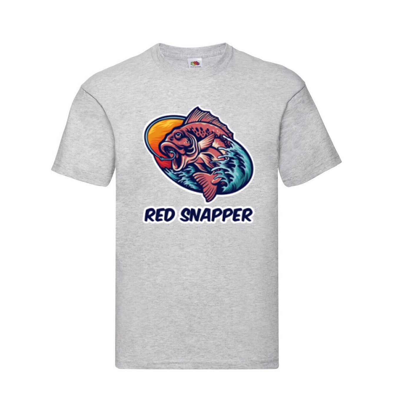 Fishing Red Snapper Trout Fish Humour Novelty T Shirt Various Colours And Sizes