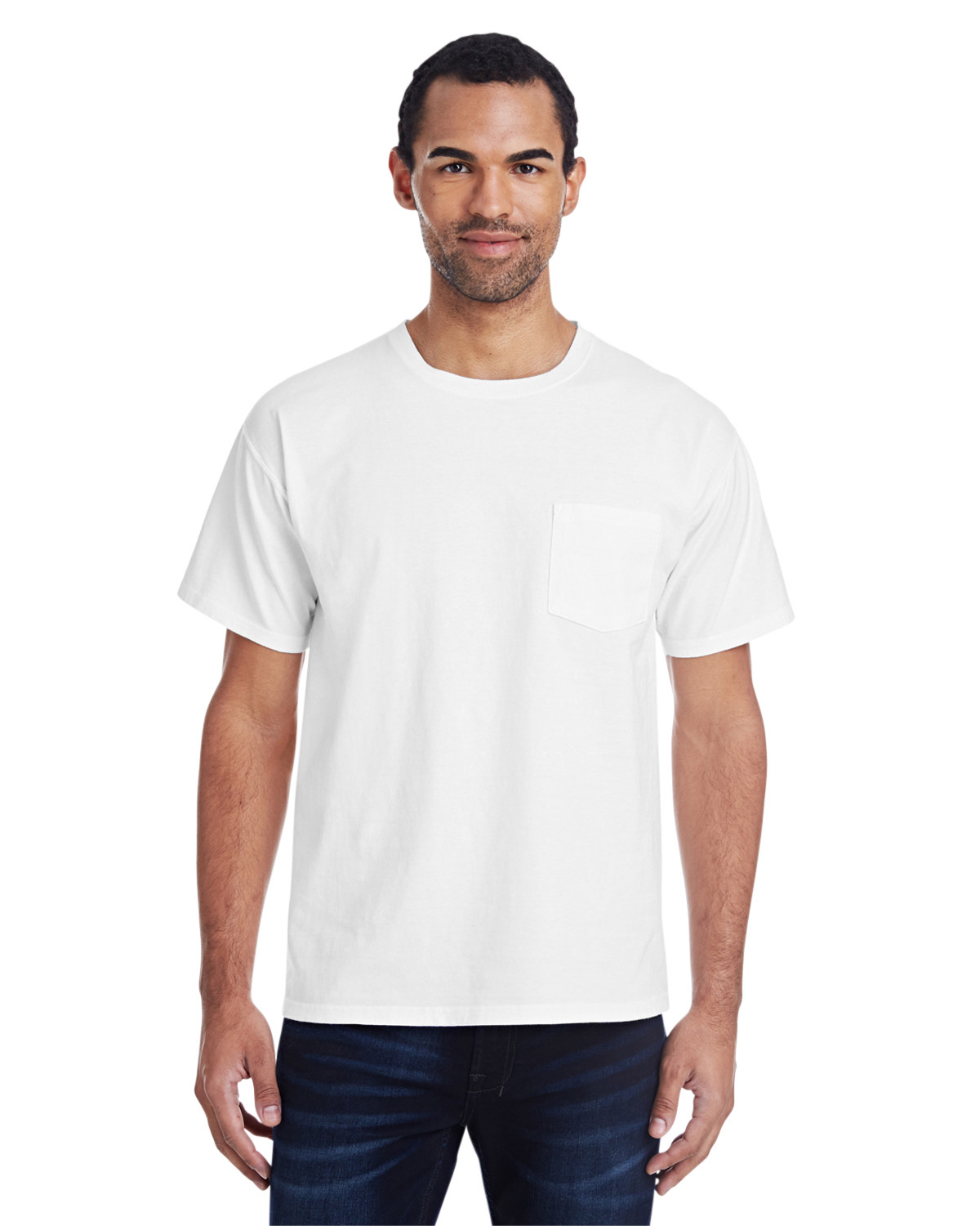 ComfortWash by Hanes Garment Dyed Short Sleeve T-Shirt w. Pocket Tee GDH150 SALE