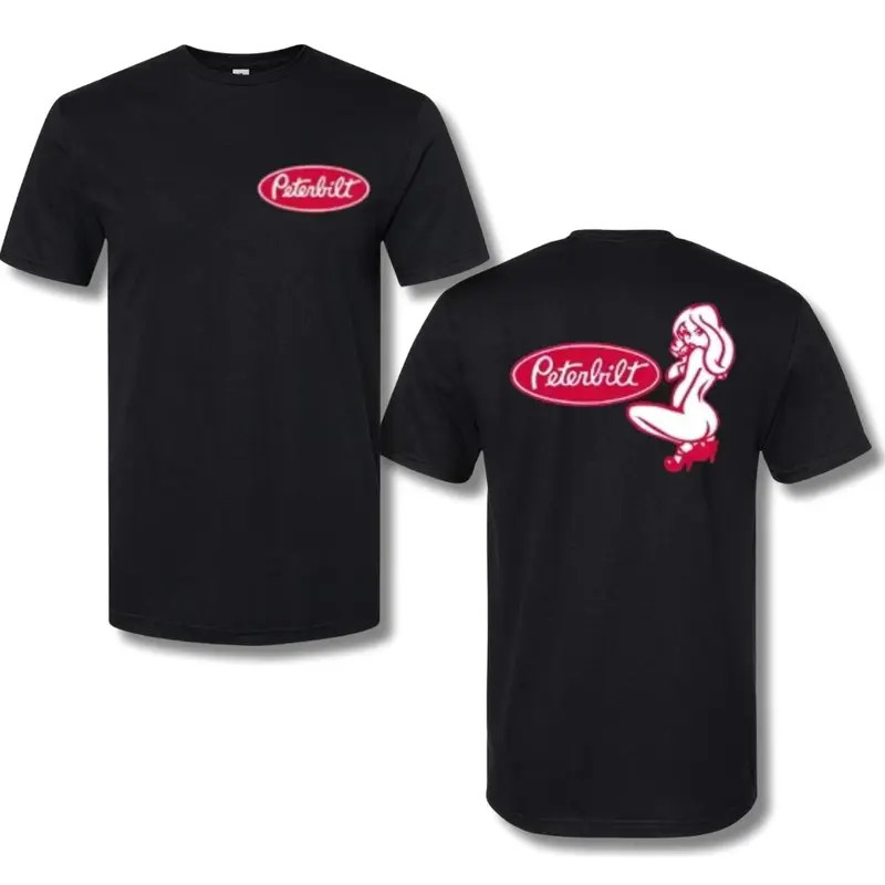 Peterbilt Truck T-Shirt Semi Truck Driver Tee Gift for Truckers Men Workwear