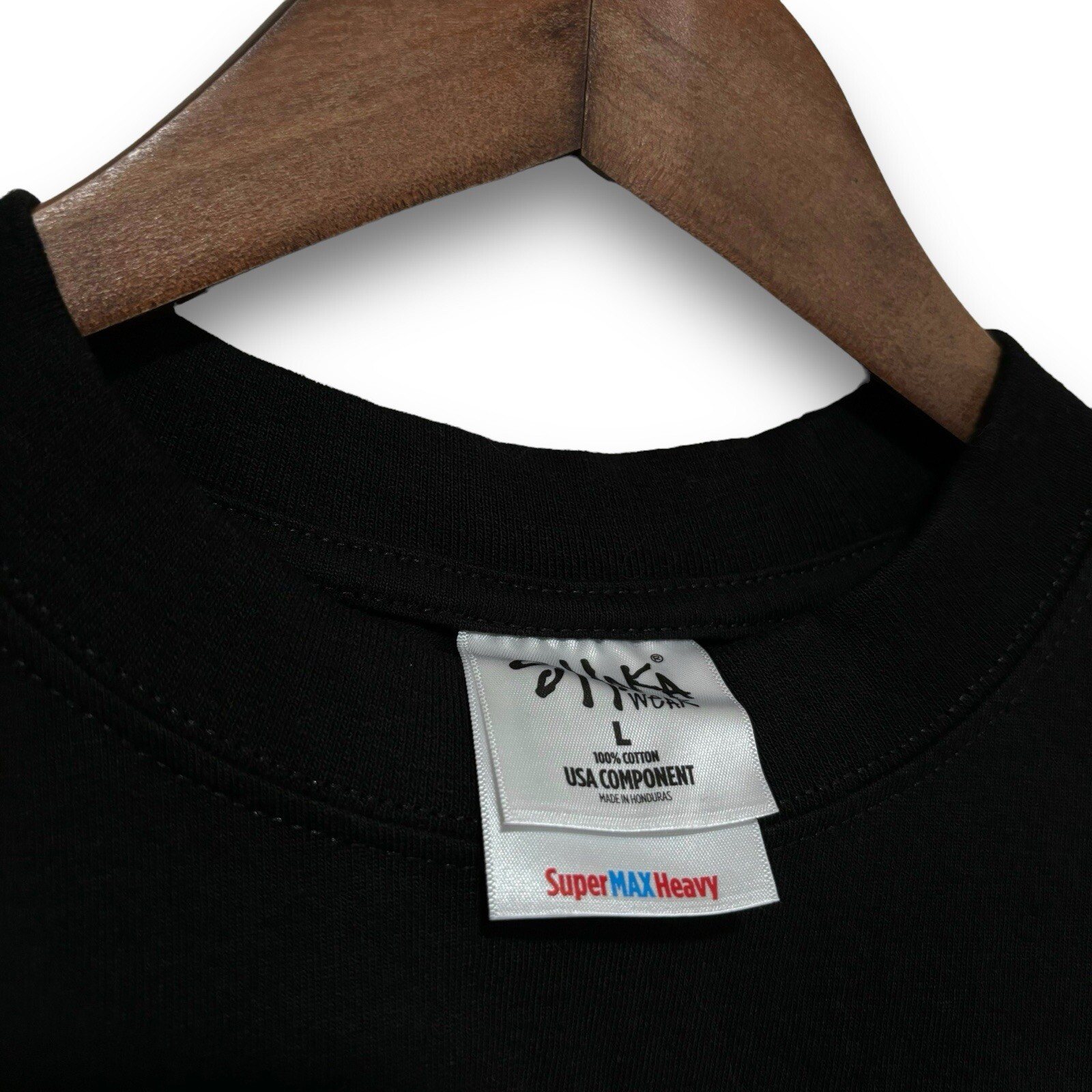 Swoly Supplements Men’s Graphic Heavyweight T Shirt Black Size Large 21 x 30