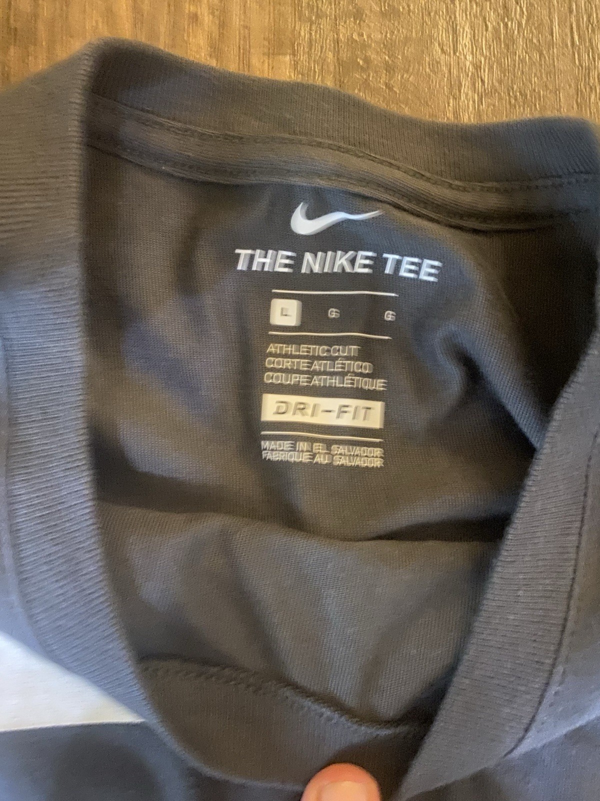 Nike Dri-FIT The Nike Tee Black Graphic Logo Crew Neck T-Shirt Men’s L