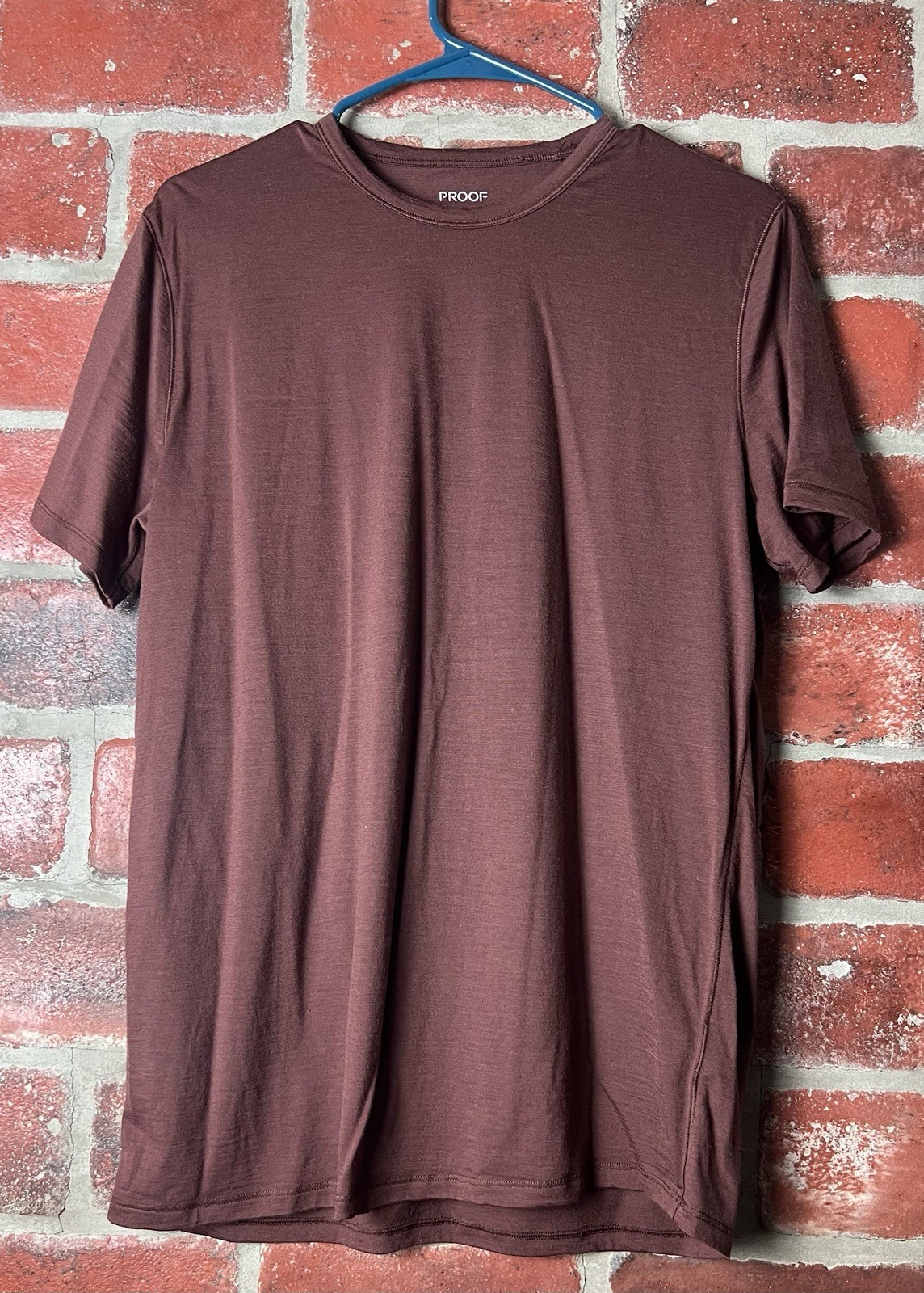 Proof Huckberry 72 Hour T-Shirt Merino Wool Blend Performance Fit Size Medium