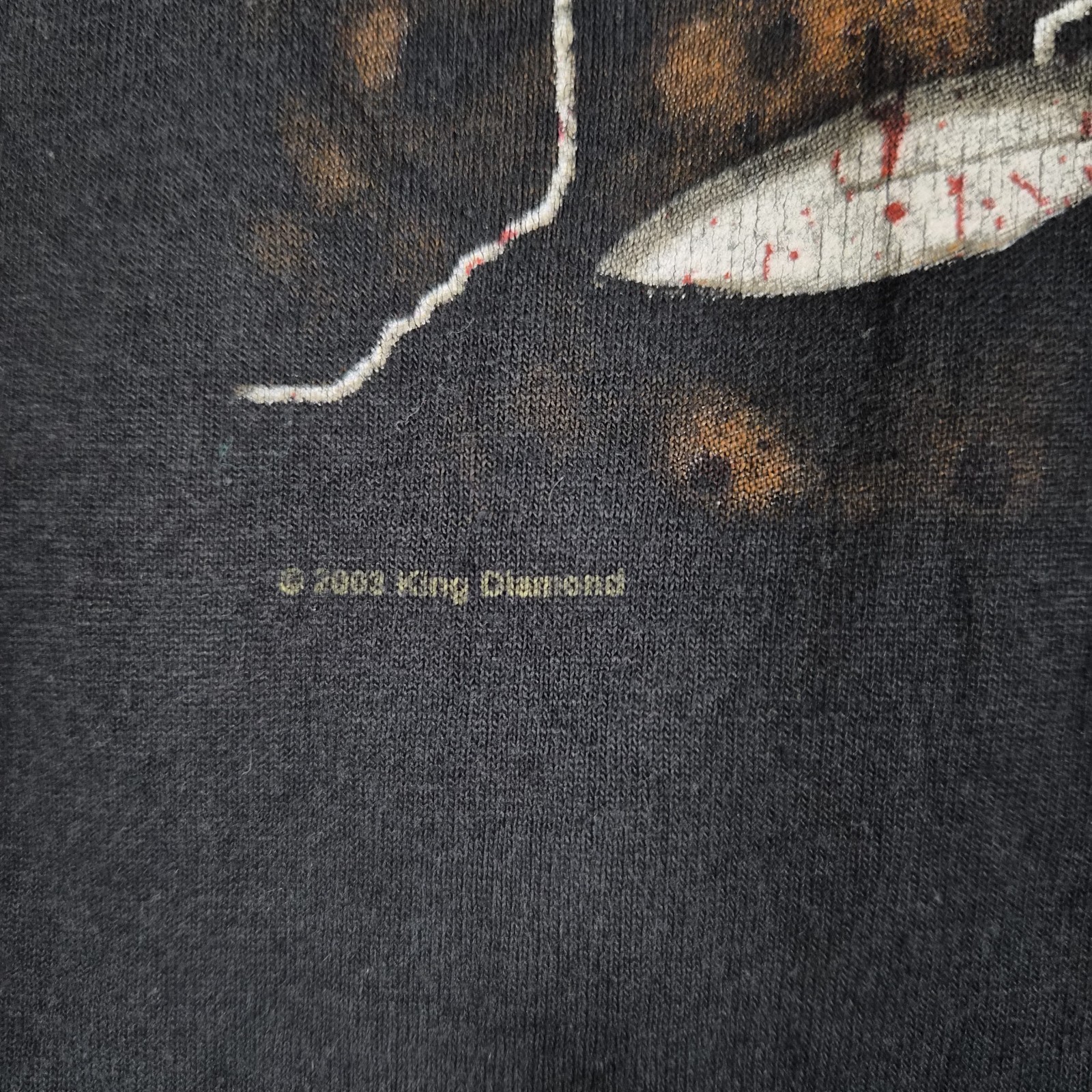 Vintage 2003 King Diamond Puppet Master Tour T Shirt XL Black Band Tee 2000s